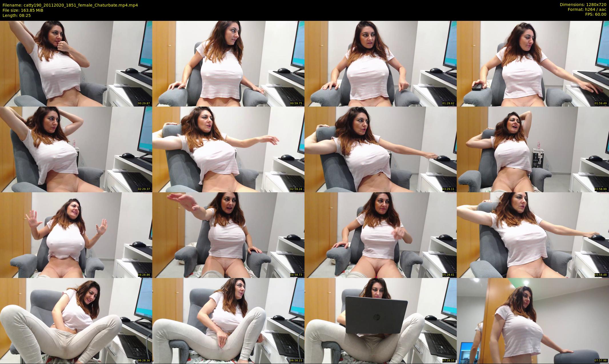 catty190 — 9 minute Chaturbate female cam show recording, 720p, Nov 20, 2020