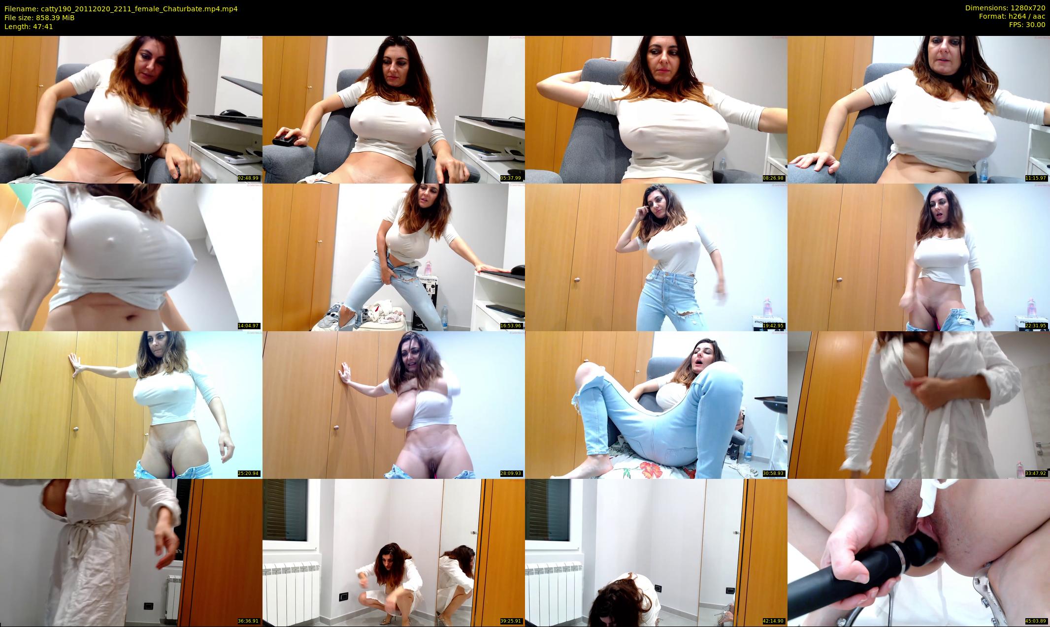 catty190 — 48 minute Chaturbate female cam show recording, 720p, Nov 20, 2020