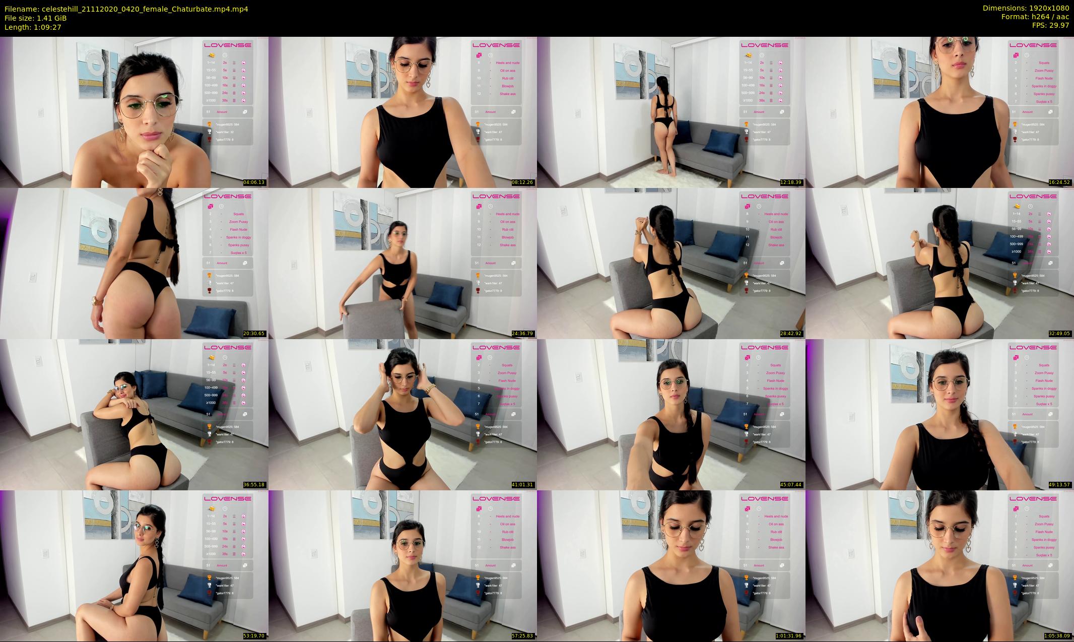 celestehill — 70 minute Chaturbate female cam show recording, 1080p, Nov 21, 2020