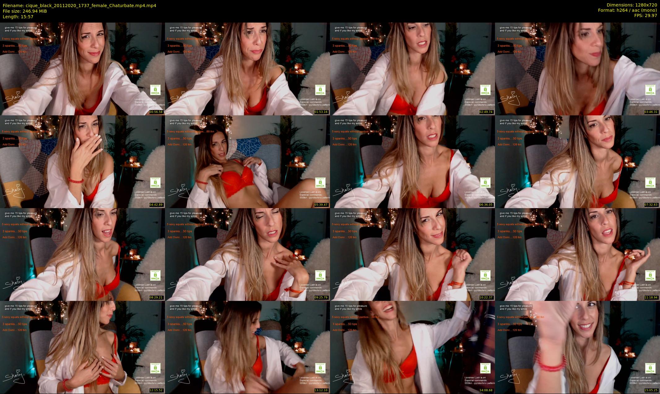 cique_black — 16 minute Chaturbate female cam show recording, 720p, Nov 20, 2020