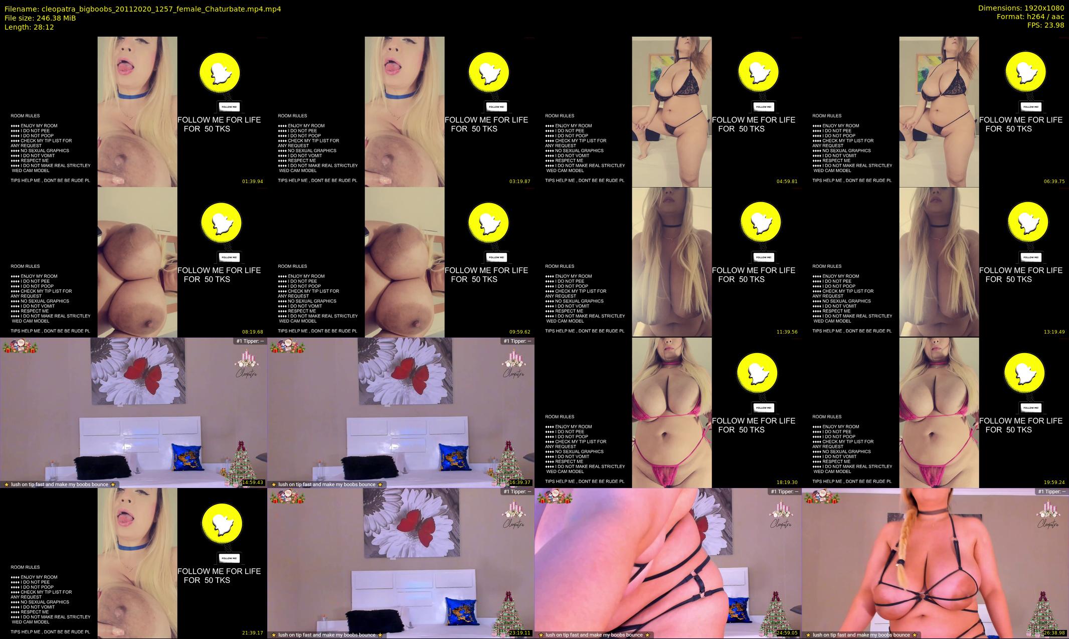 cleopatra_bigboobs — 29 minute Chaturbate female cam show recording, 1080p, Nov 20, 2020