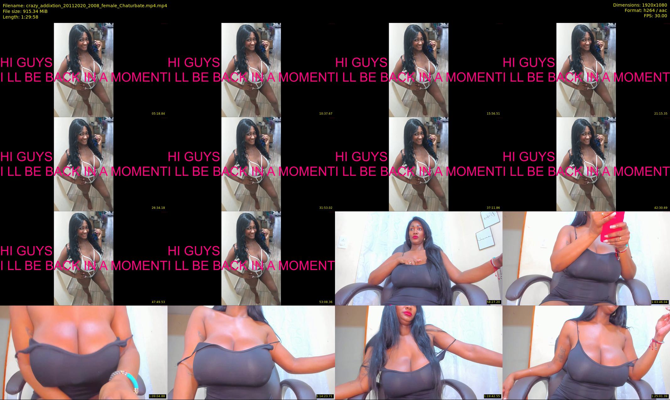 crazy_addixtion — 90 minute Chaturbate female cam show recording, 1080p, Nov 20, 2020