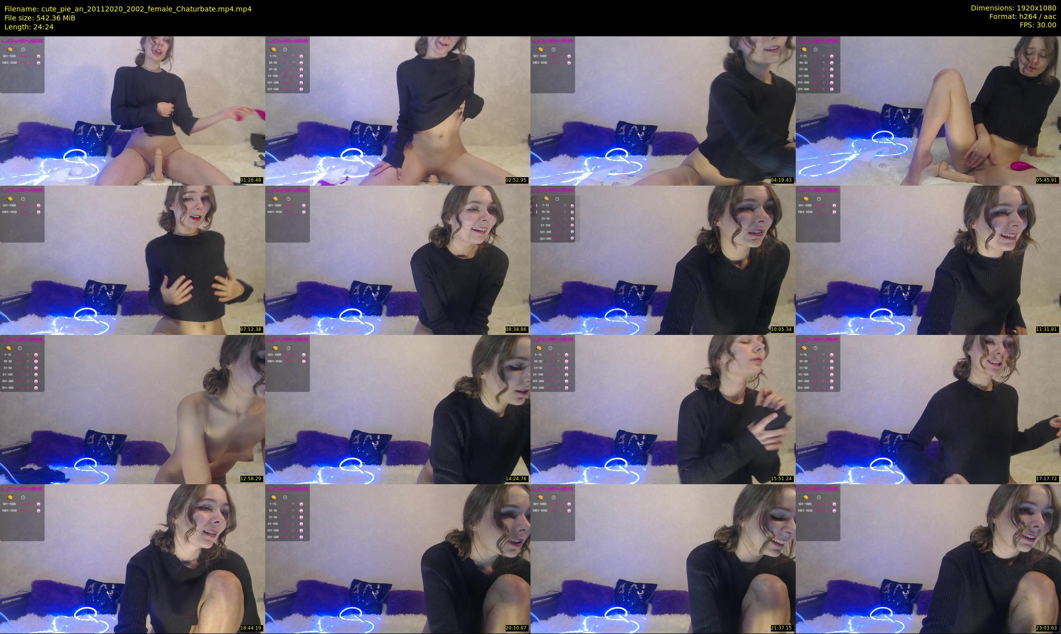 cute_pie_an — 25 minute Chaturbate female cam show recording, 1080p, Nov 20, 2020