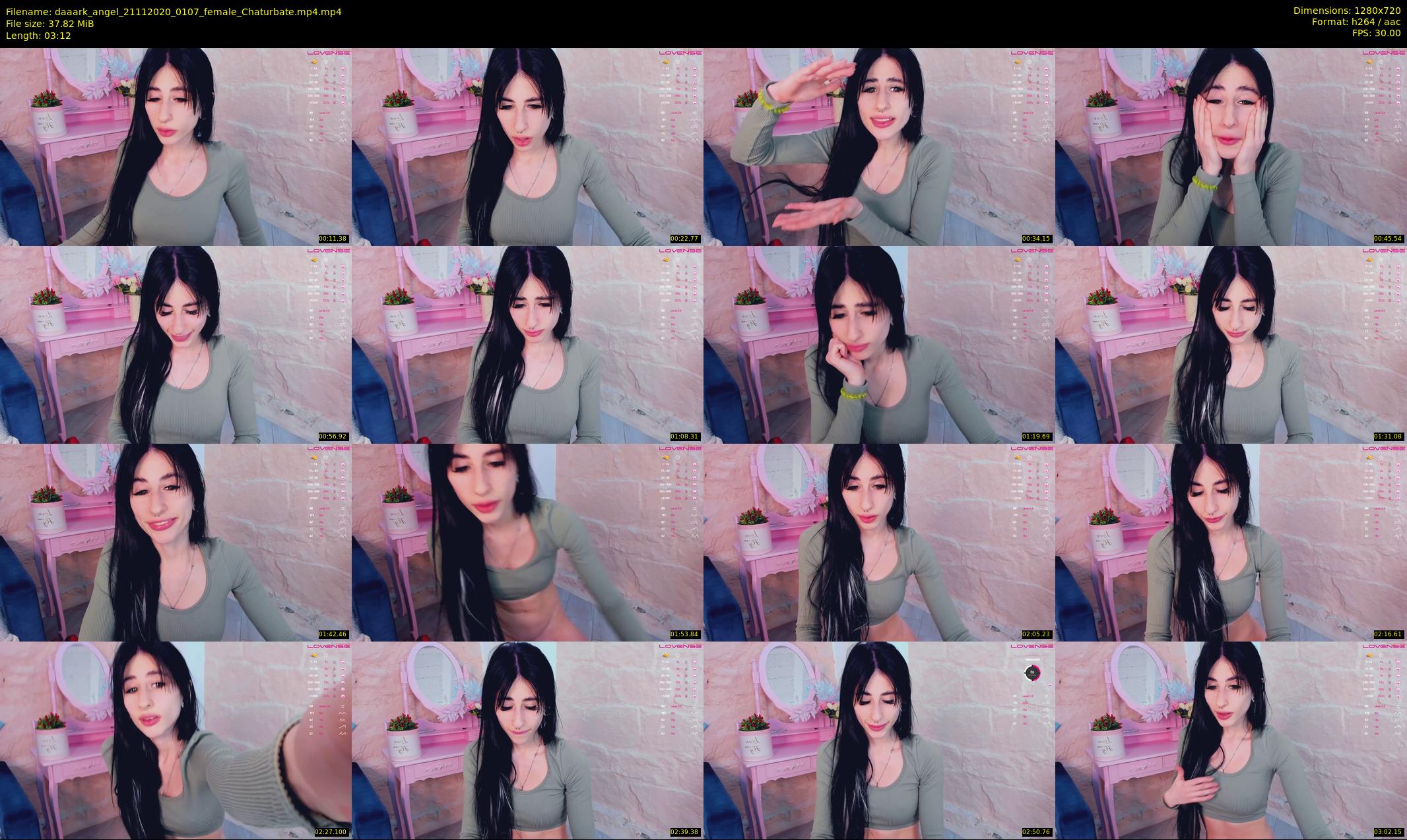 daaark_angel — 4 minute Chaturbate female cam show recording, 720p, Nov 21, 2020
