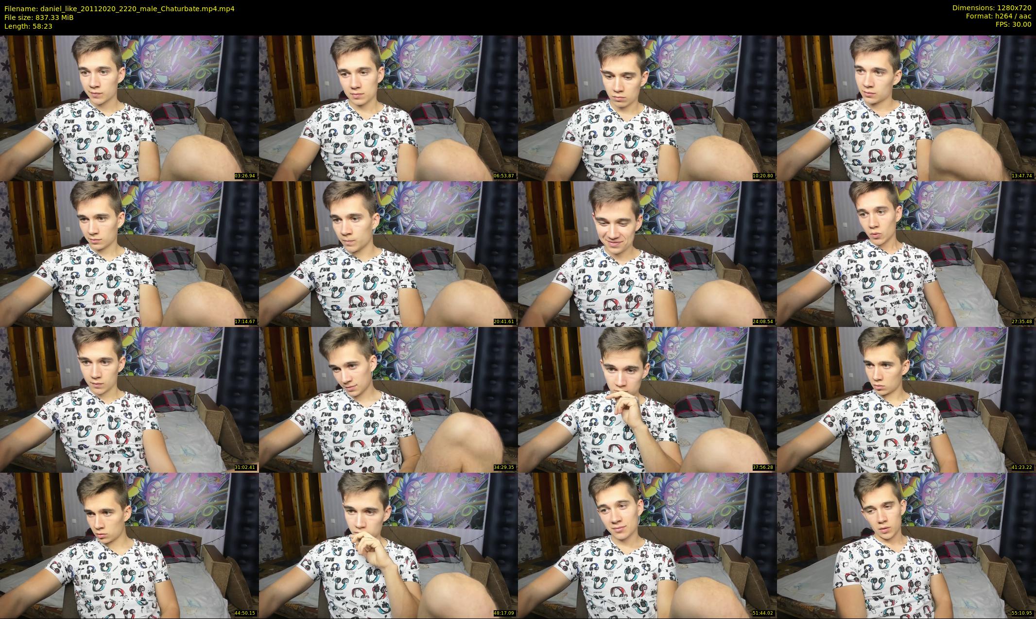daniel_like — 59 minute Chaturbate male cam show recording, 720p, Nov 20, 2020