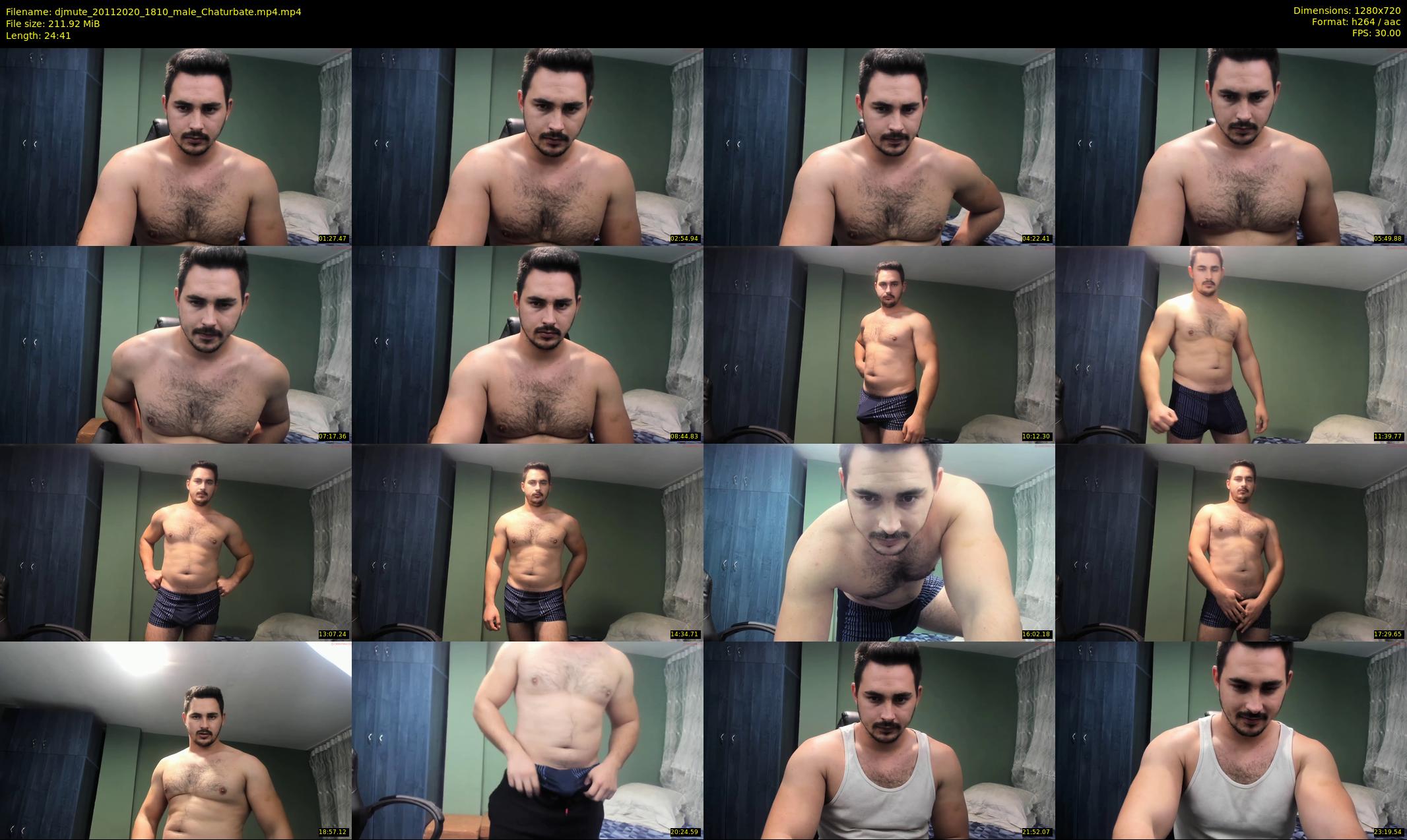 djmute — 25 minute Chaturbate male cam show recording, 720p, Nov 20, 2020