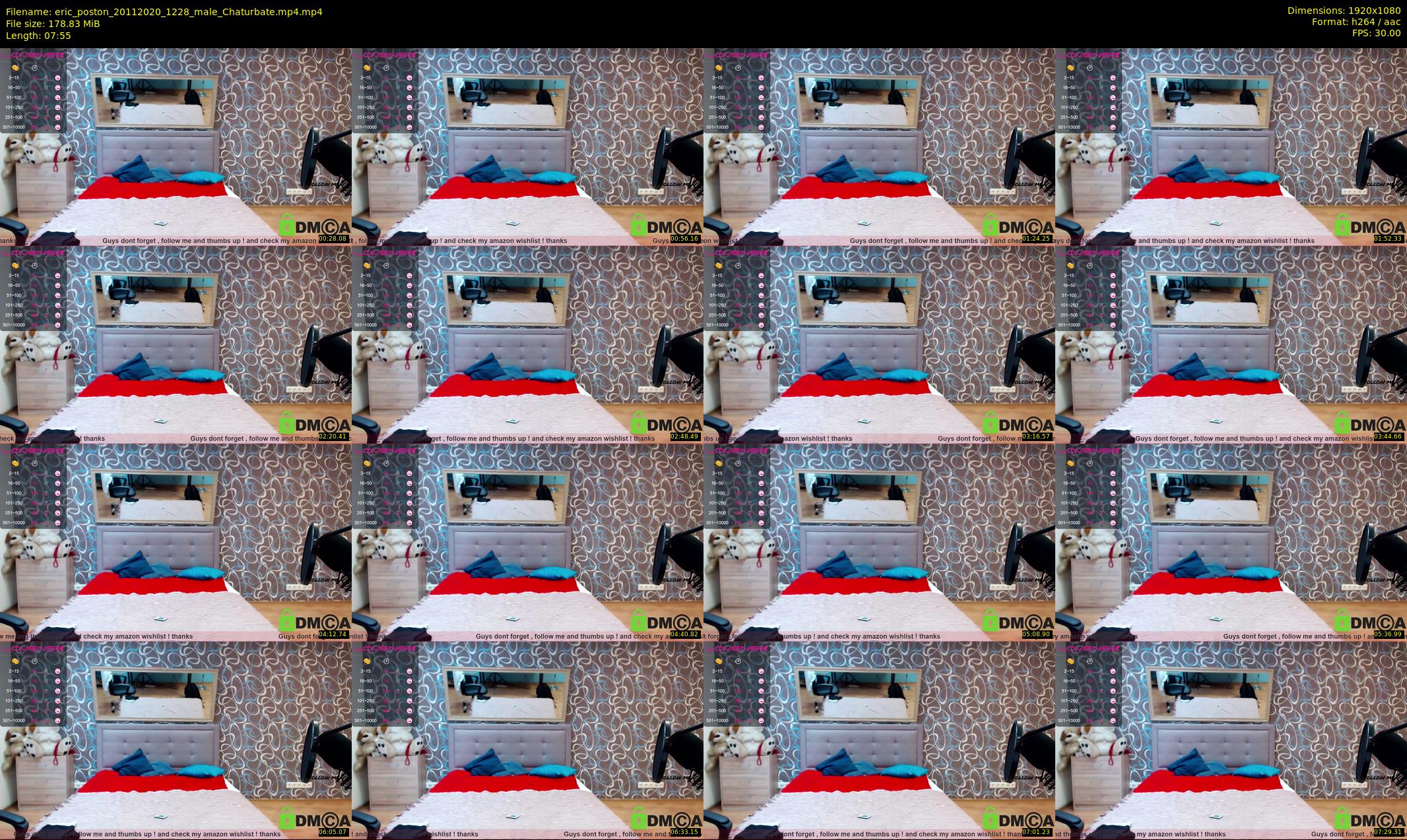 eric_poston — 8 minute Chaturbate male cam show recording, 1080p, Nov 20, 2020
