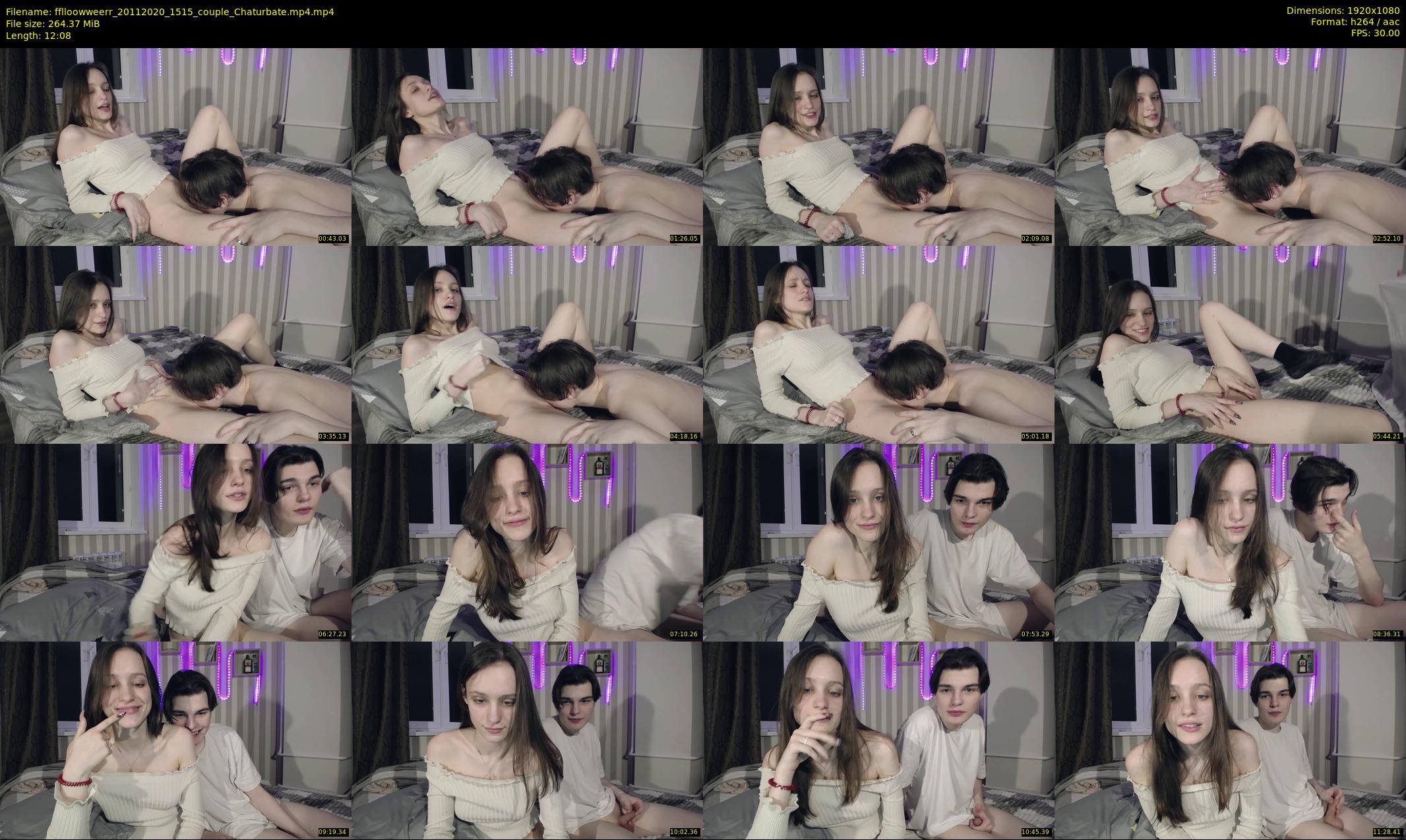 fflloowweerr — 13 minute Chaturbate couple cam show recording, 1080p, Nov 20, 2020