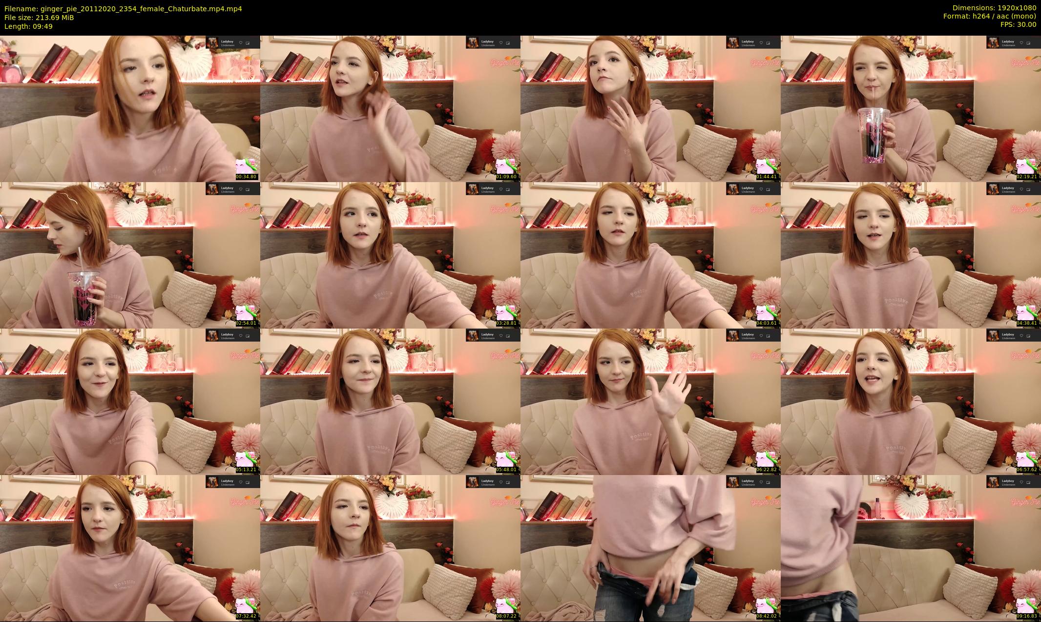ginger_pie — 10 minute Chaturbate female cam show recording, 1080p, Nov 20, 2020