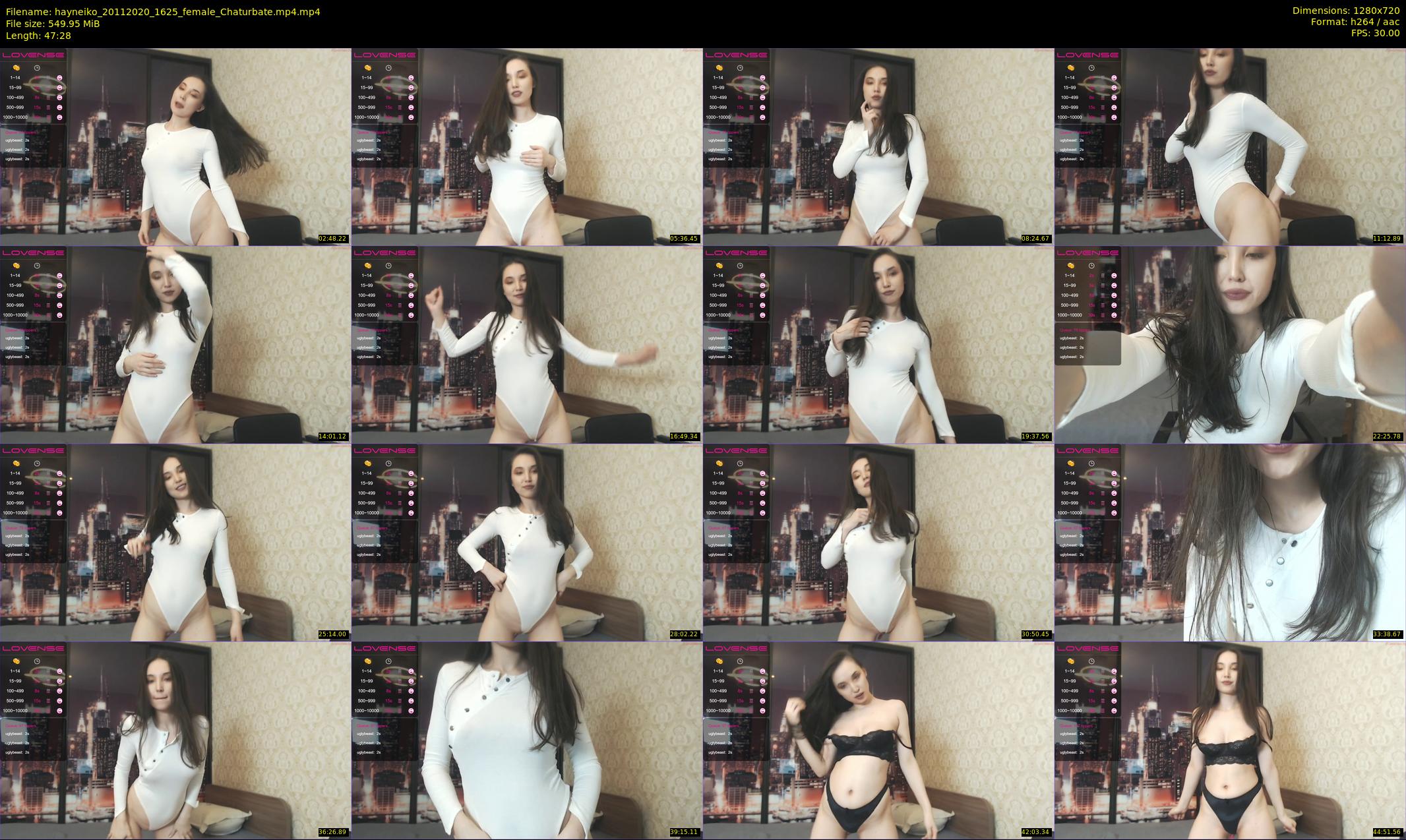 hayneiko — 48 minute Chaturbate female cam show recording, 720p, Nov 20, 2020