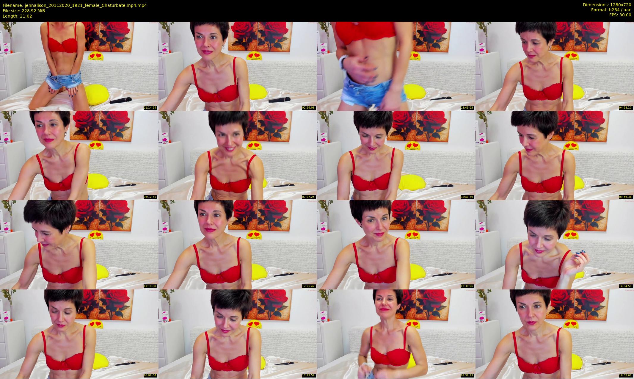 jennalison — 22 minute Chaturbate female cam show recording, 720p, Nov 20, 2020