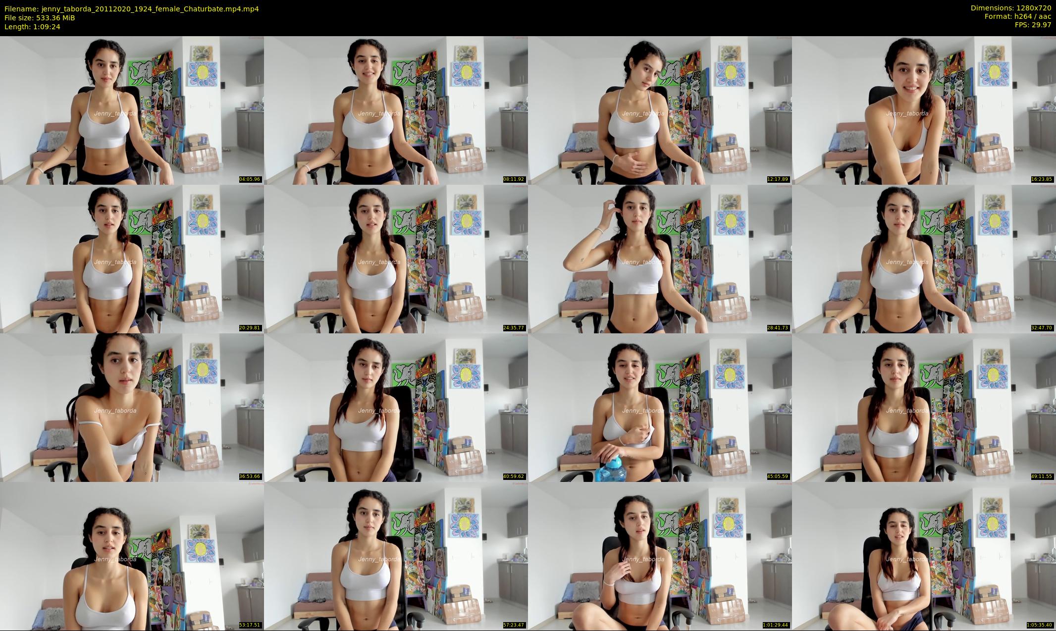 jenny_taborda — 70 minute Chaturbate female cam show recording, 720p, Nov 20, 2020