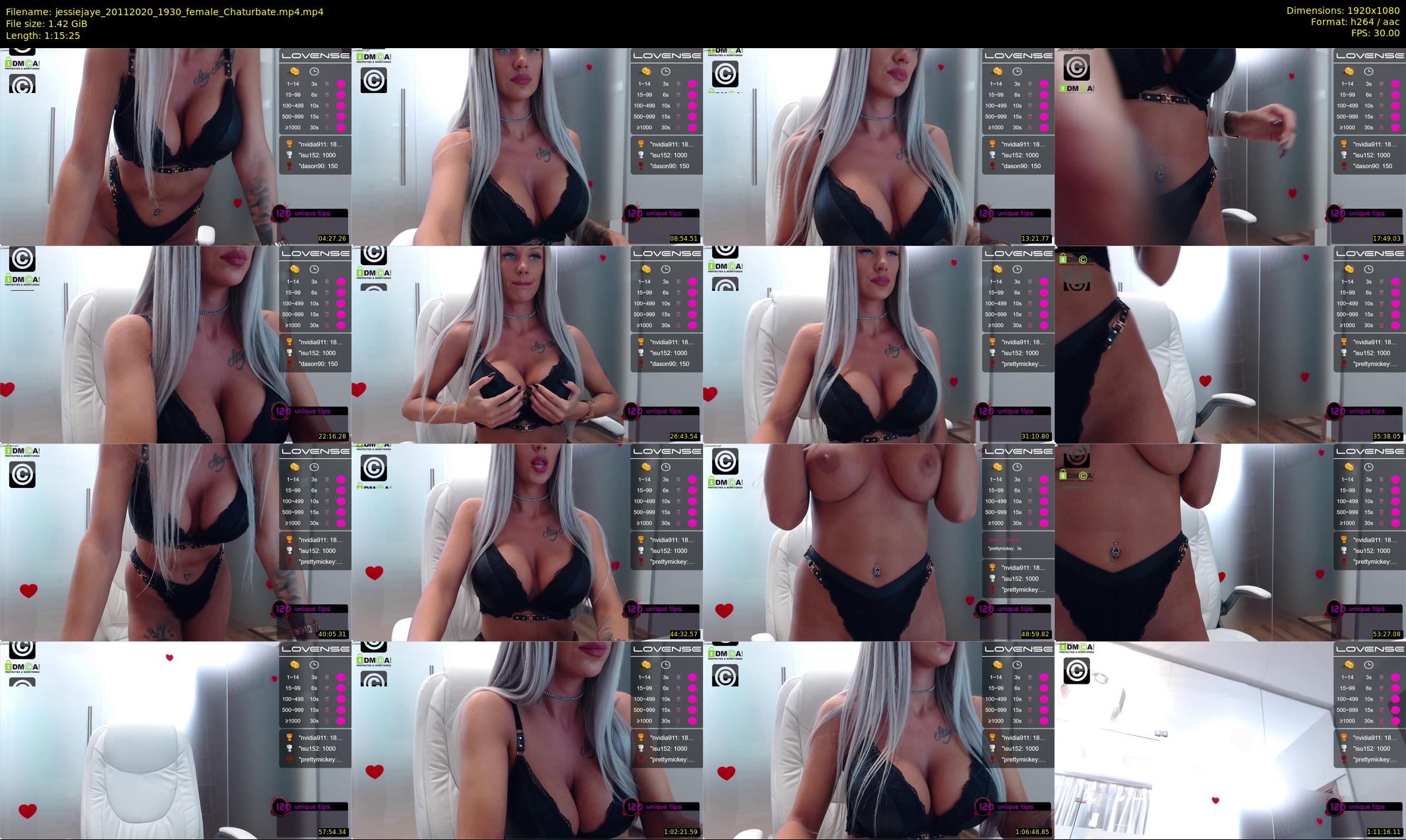 jessiejaye — 76 minute Chaturbate female cam show recording, 1080p, Nov 20, 2020
