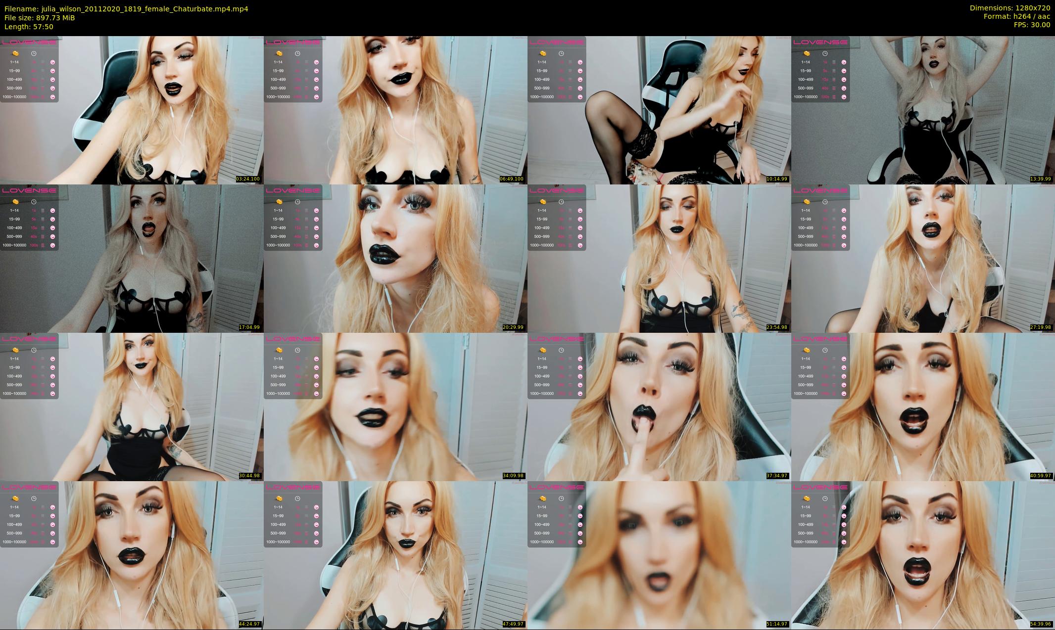 julia_wilson — 58 minute Chaturbate female cam show recording, 720p, Nov 20, 2020