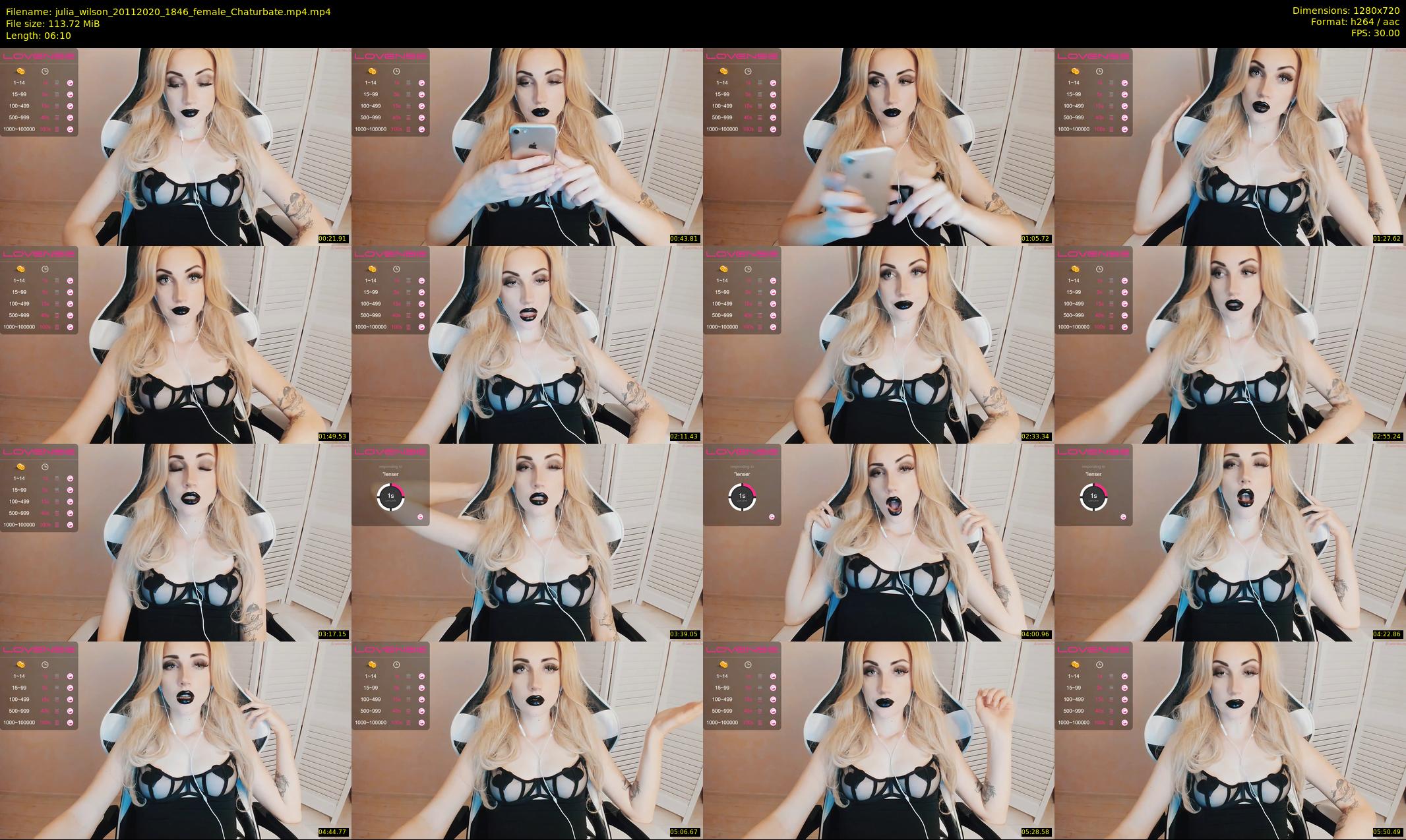 julia_wilson — 7 minute Chaturbate female cam show recording, 720p, Nov 20, 2020