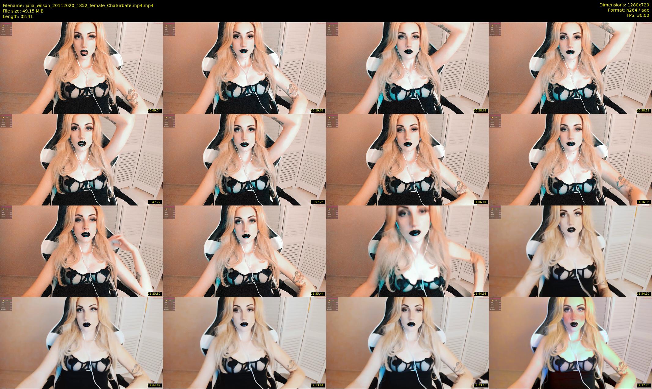 julia_wilson — 3 minute Chaturbate female cam show recording, 720p, Nov 20, 2020