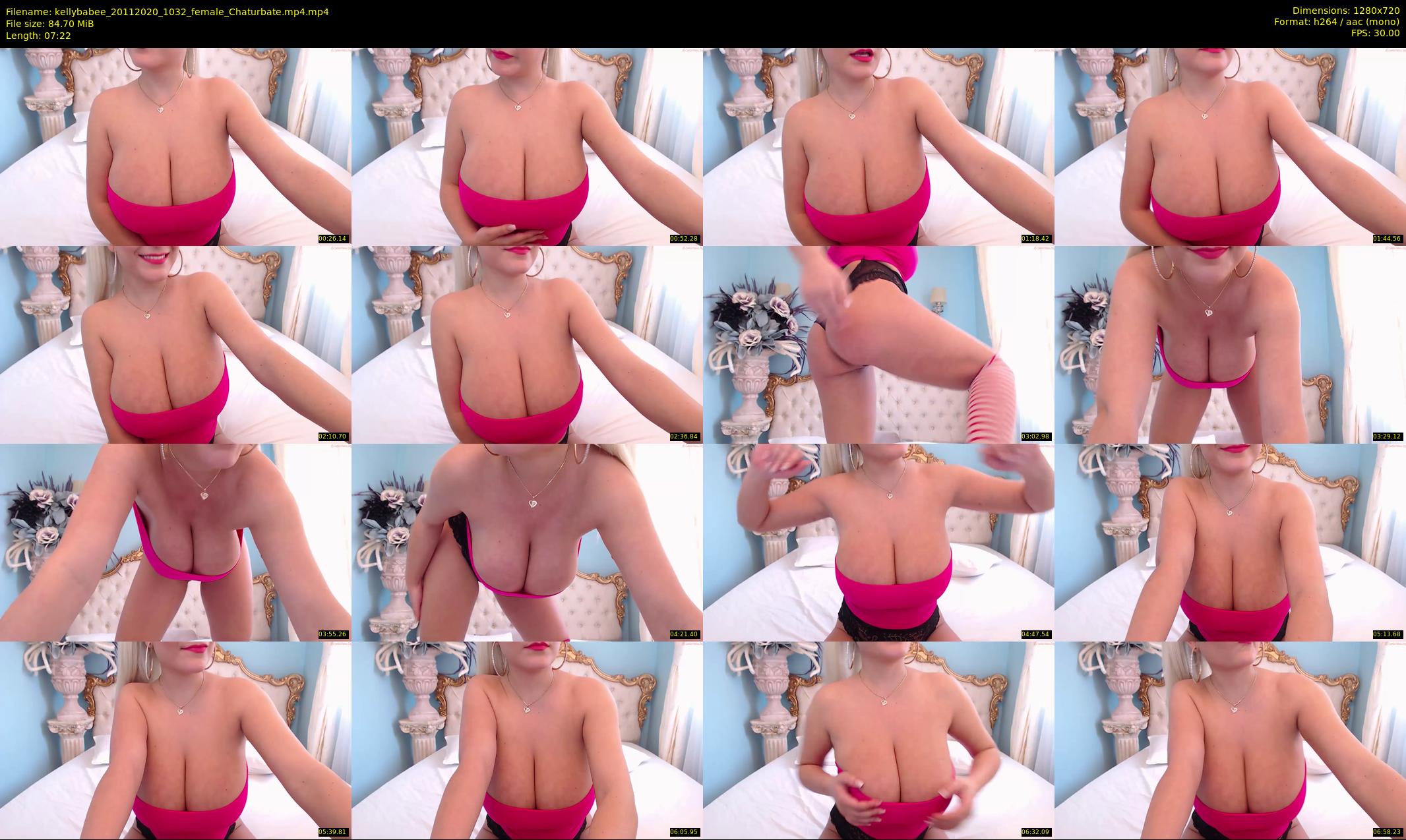 kellybabee — 8 minute Chaturbate female cam show recording, 720p, Nov 20, 2020