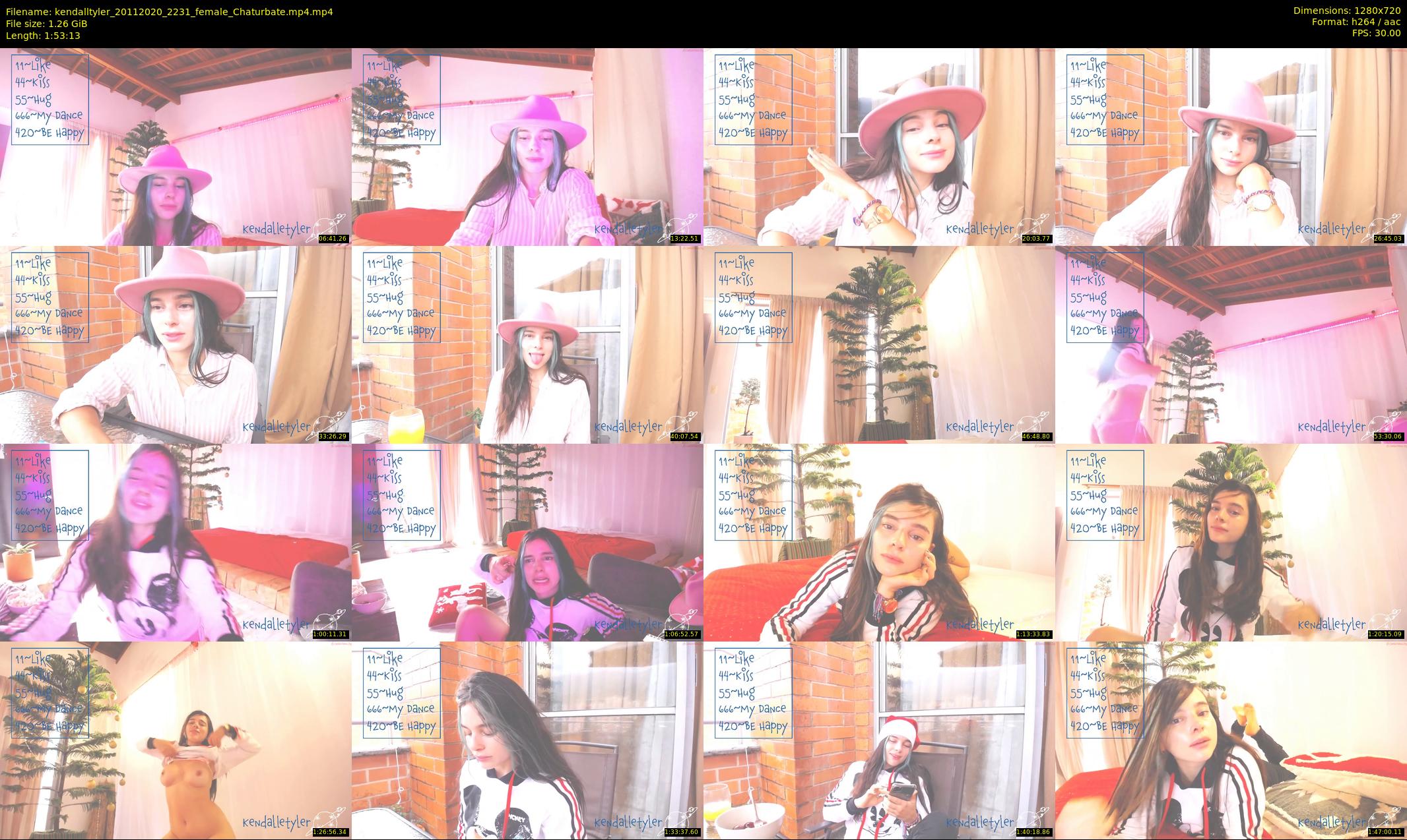 kendalltyler — 114 minute Chaturbate female cam show recording, 720p, Nov 20, 2020