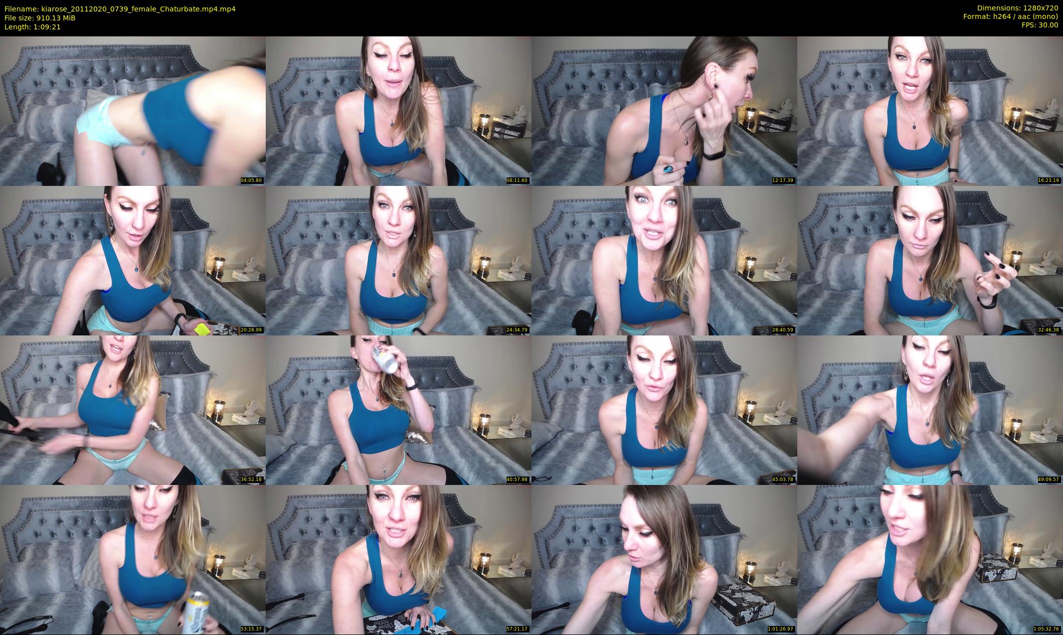 kiarose — 70 minute Chaturbate female cam show recording, 720p, Nov 20, 2020