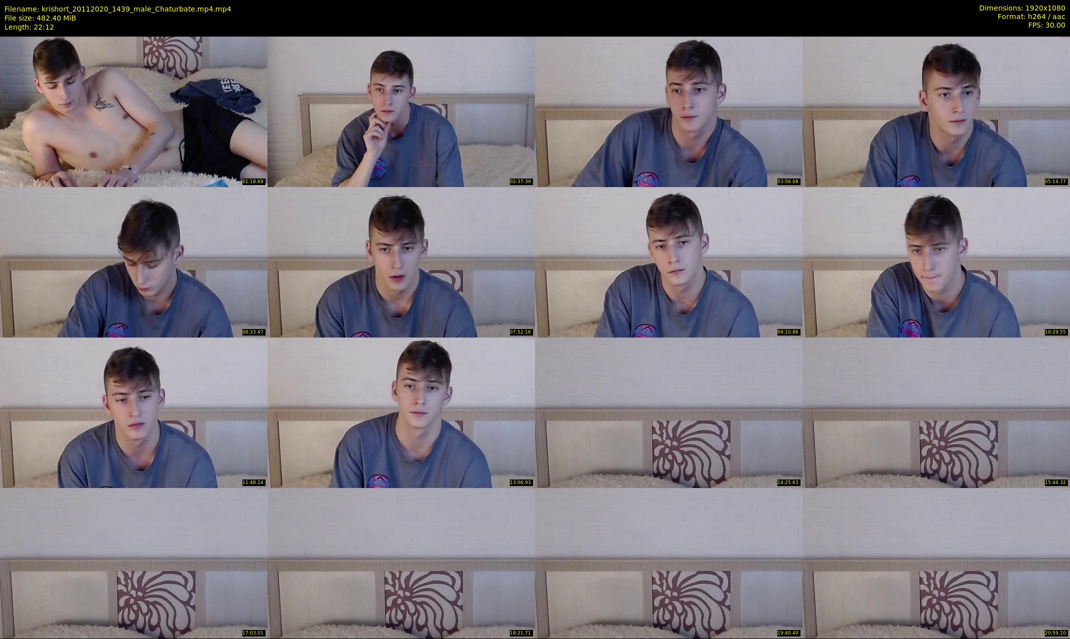 krishort — 23 minute Chaturbate male cam show recording, 1080p, Nov 20, 2020