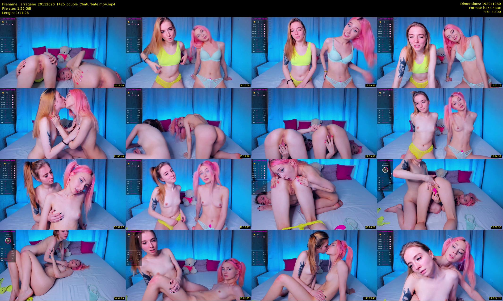 larragane — 72 minute Chaturbate couple cam show recording, 1080p, Nov 20, 2020