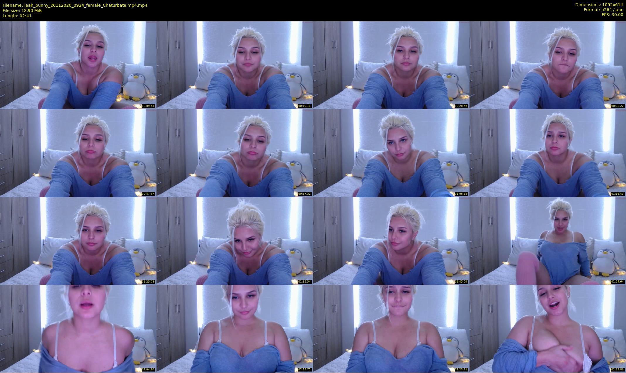 leah_bunny — 3 minute Chaturbate female cam show recording, 480p, Nov 20, 2020