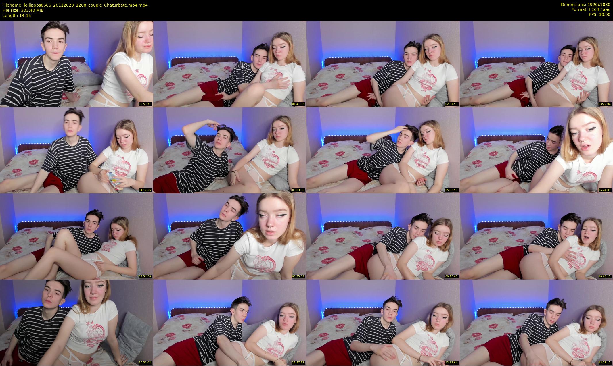 lollipops6666 — 15 minute Chaturbate couple cam show recording, 1080p, Nov 20, 2020