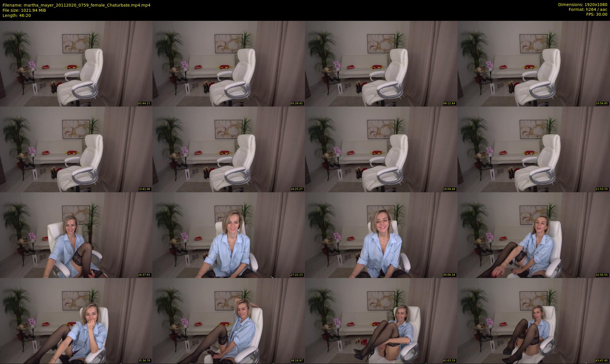 martha_mayer — 47 minute Chaturbate female cam show recording, 1080p, Nov 20, 2020