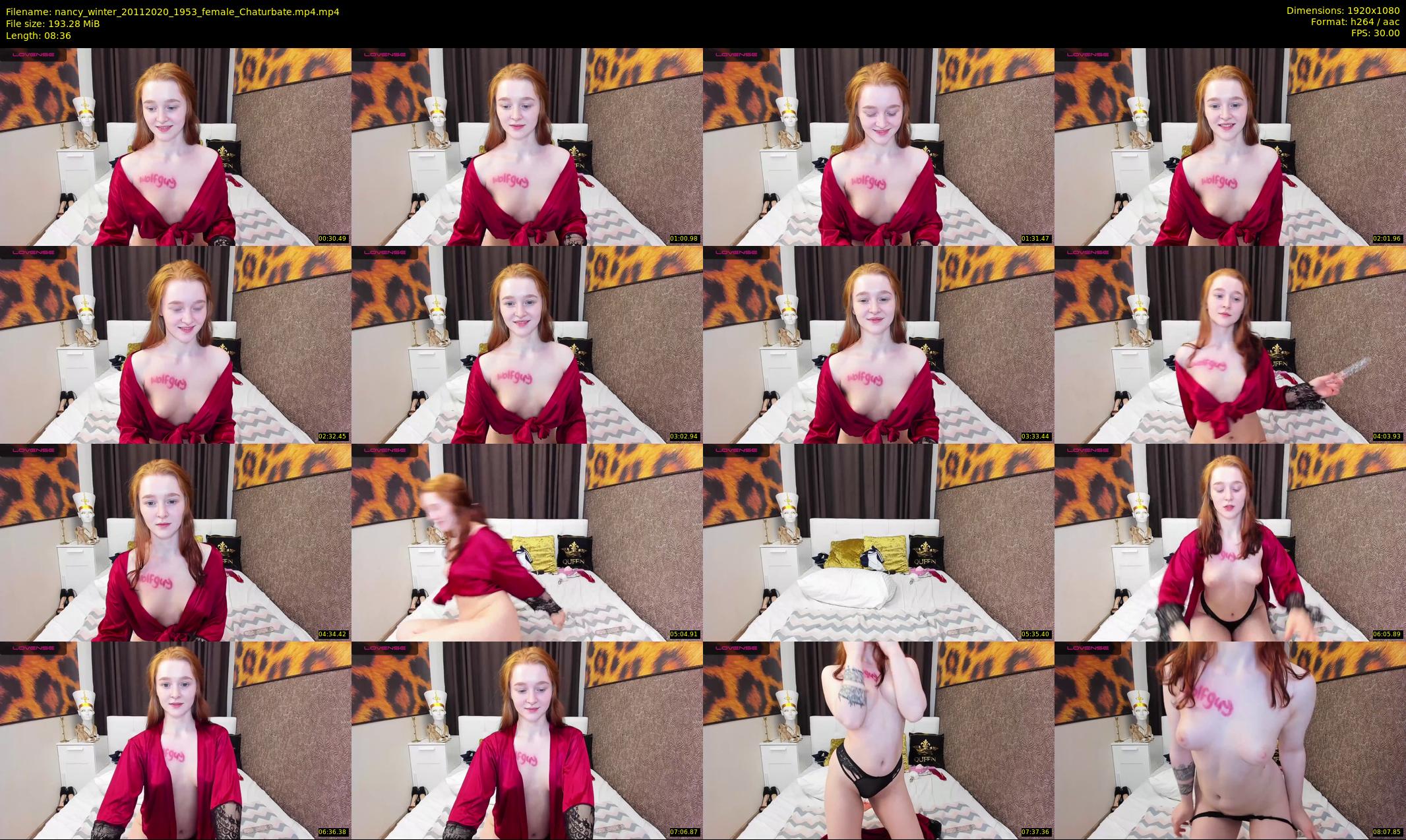 nancy_winter — 9 minute Chaturbate female cam show recording, 1080p, Nov 20, 2020