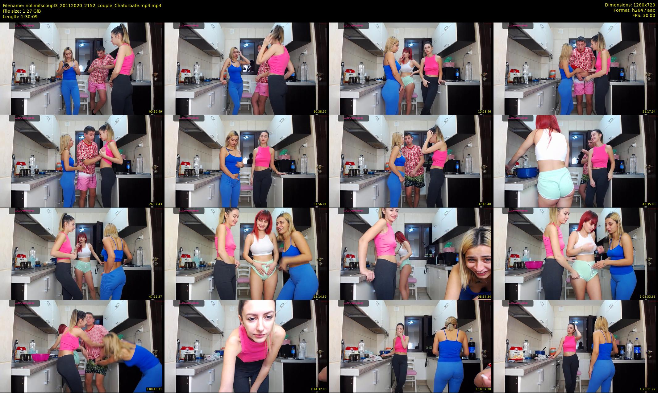 nolimitscoupl3 — 91 minute Chaturbate couple cam show recording, 720p, Nov 20, 2020
