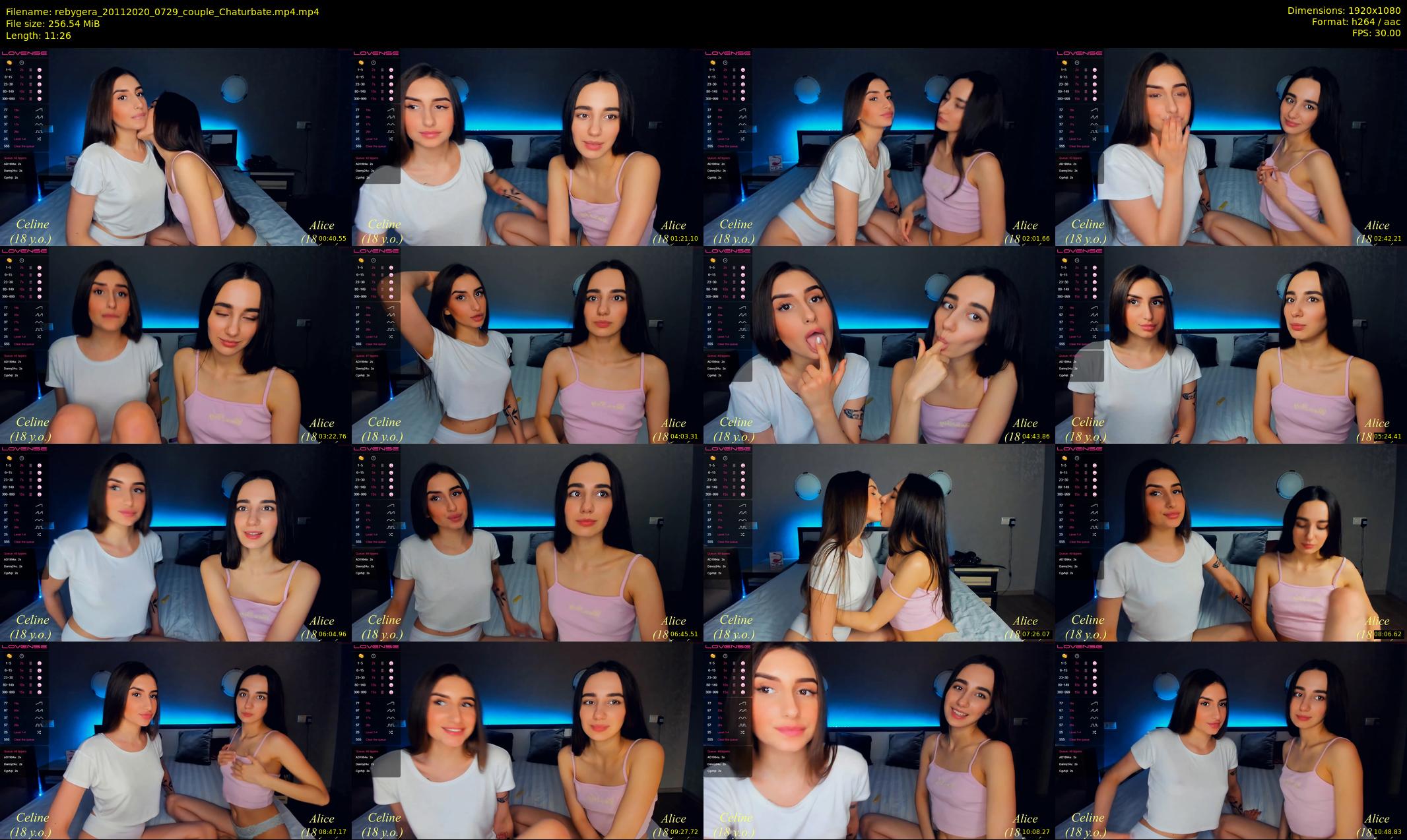 rebygera — 12 minute Chaturbate couple cam show recording, 1080p, Nov 20, 2020