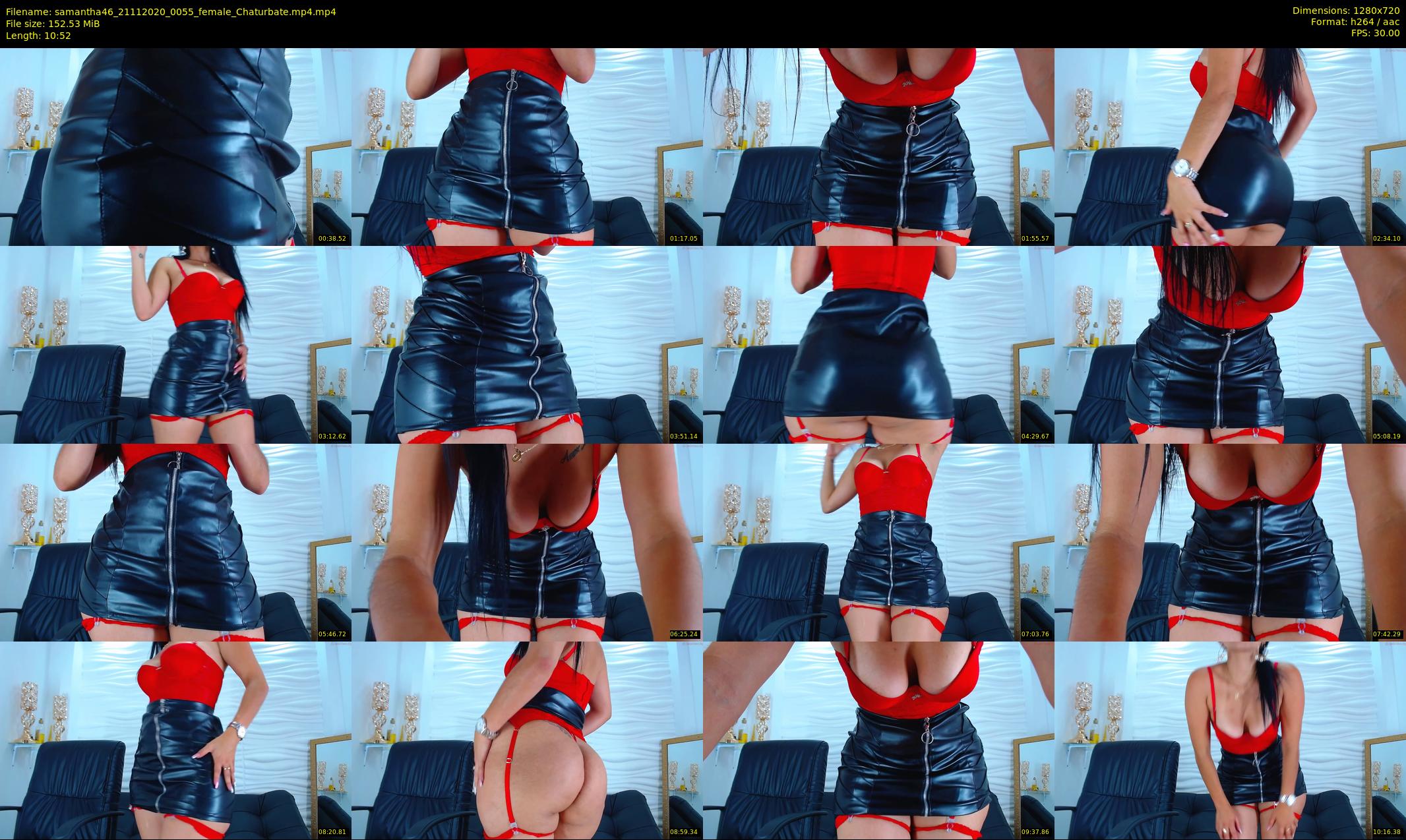 samantha46 — 11 minute Chaturbate female cam show recording, 720p, Nov 21, 2020