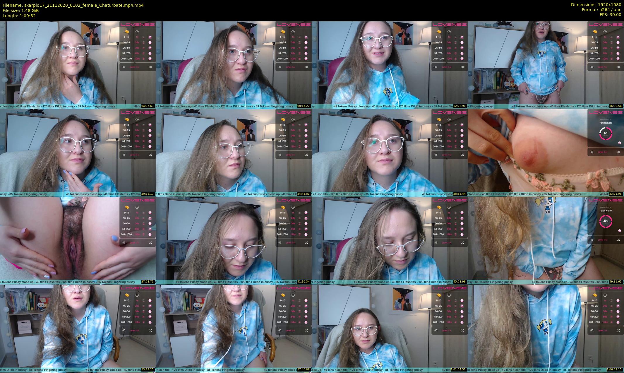 skarpio17 — 70 minute Chaturbate female cam show recording, 1080p, Nov 21, 2020