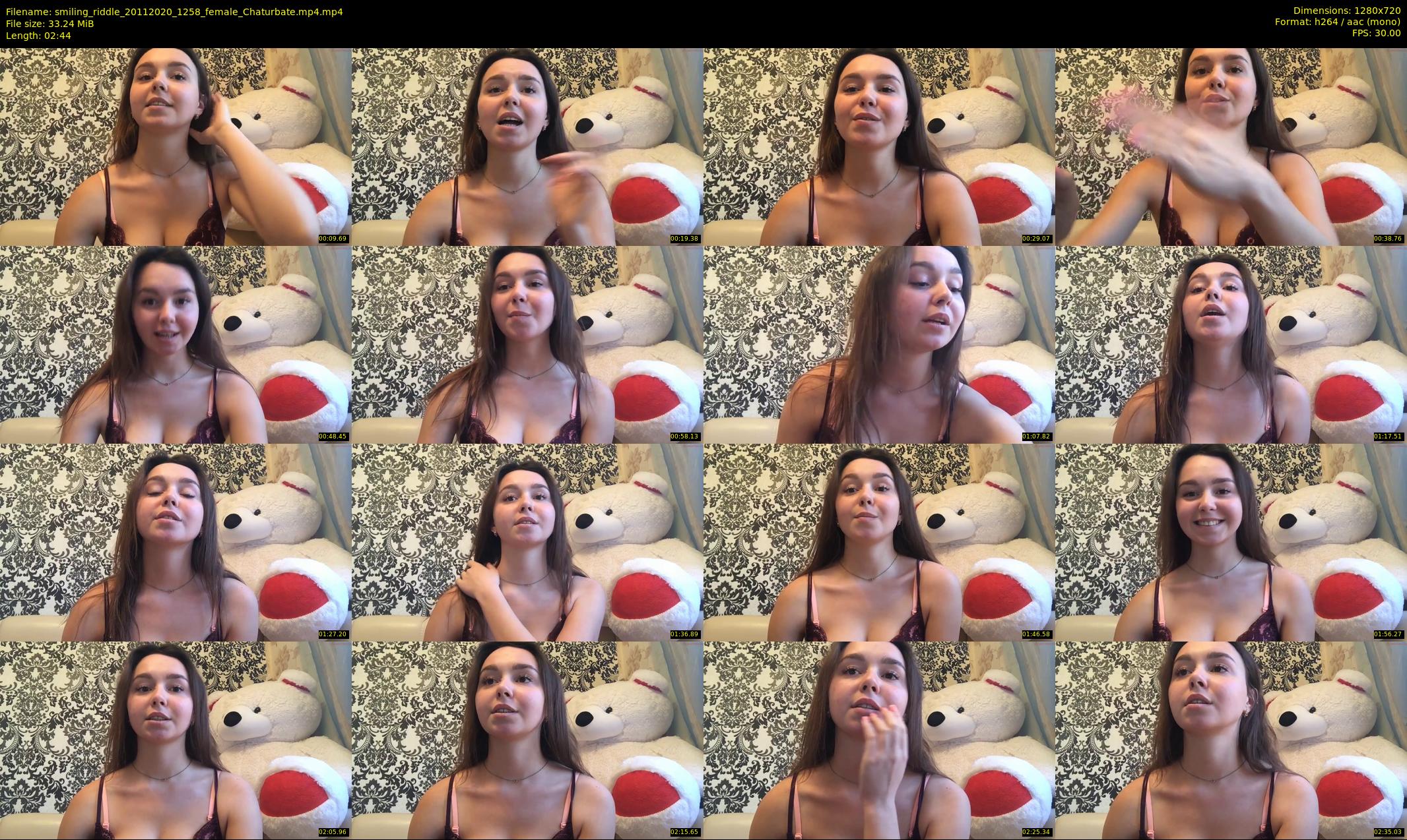 smiling_riddle — 3 minute Chaturbate female cam show recording, 720p, Nov 20, 2020
