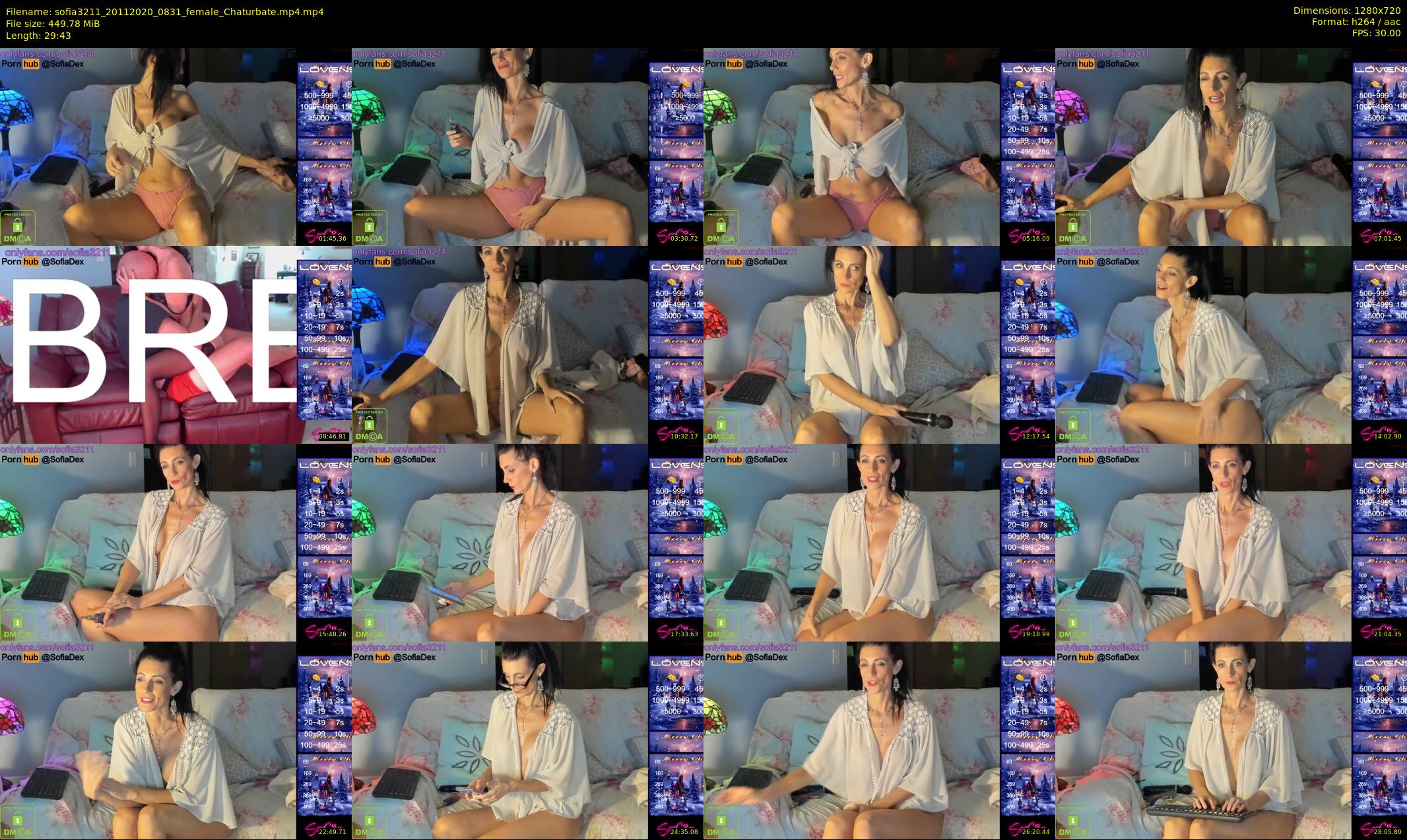 sofia3211 — 30 minute Chaturbate couple cam show recording, 720p, Nov 20, 2020