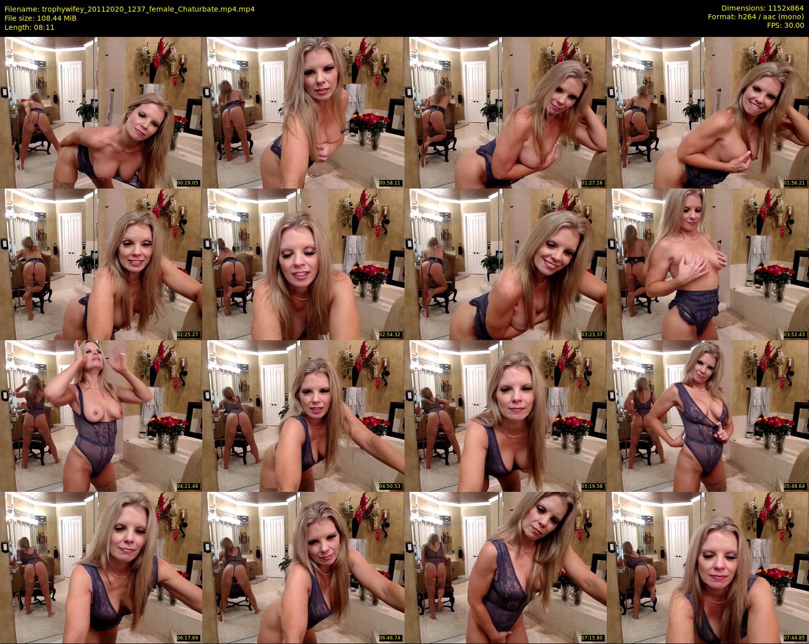 trophywifey — 9 minute Chaturbate female cam show recording, 720p, Nov 20, 2020