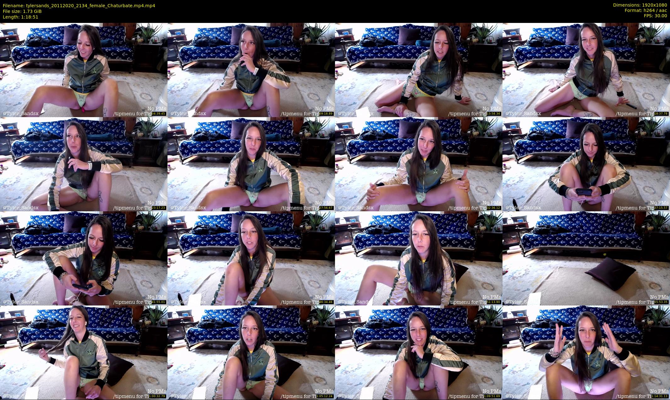 tylersands — 79 minute Chaturbate female cam show recording, 1080p, Nov 20, 2020