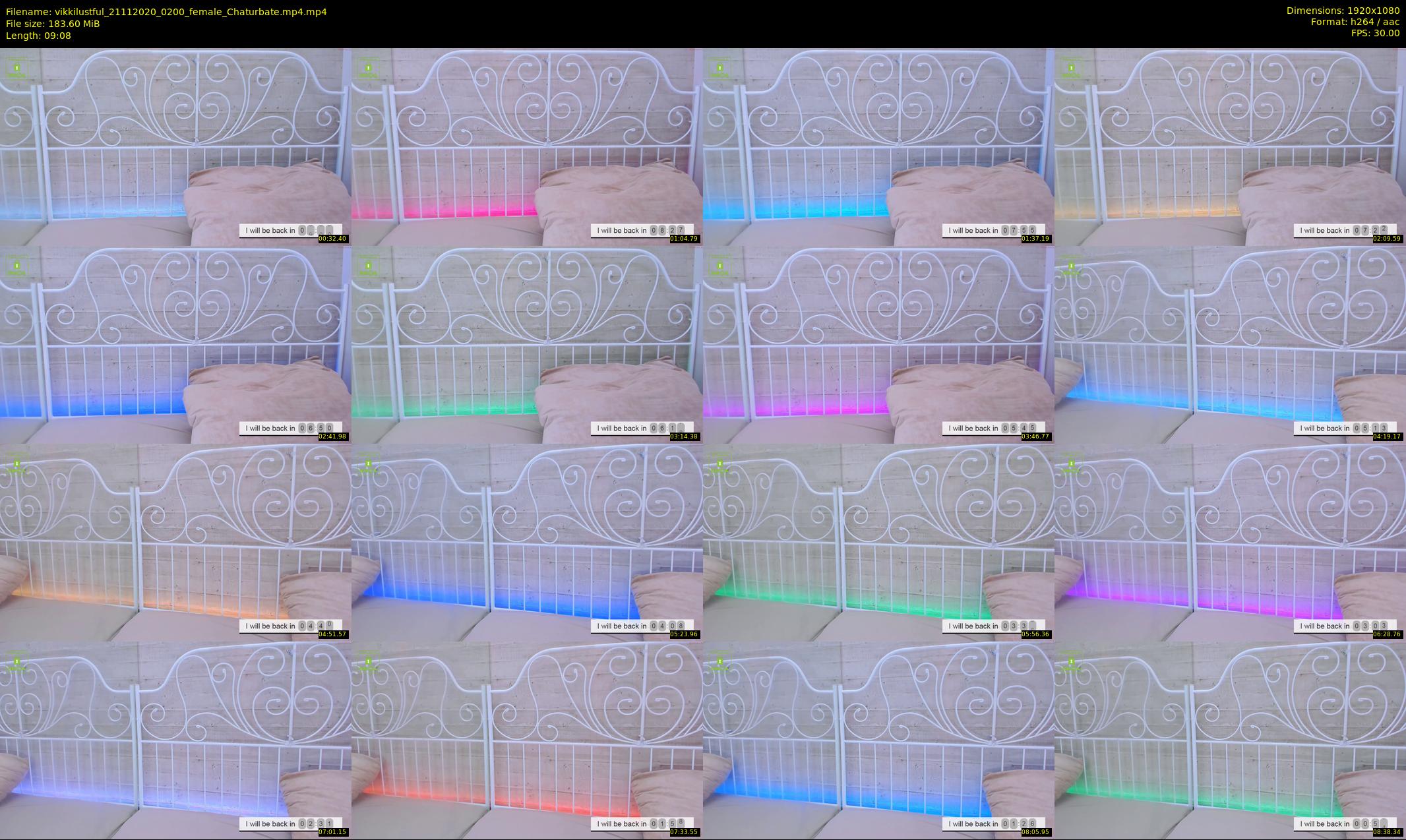 vikkilustful — 10 minute Chaturbate female cam show recording, 1080p, Nov 21, 2020