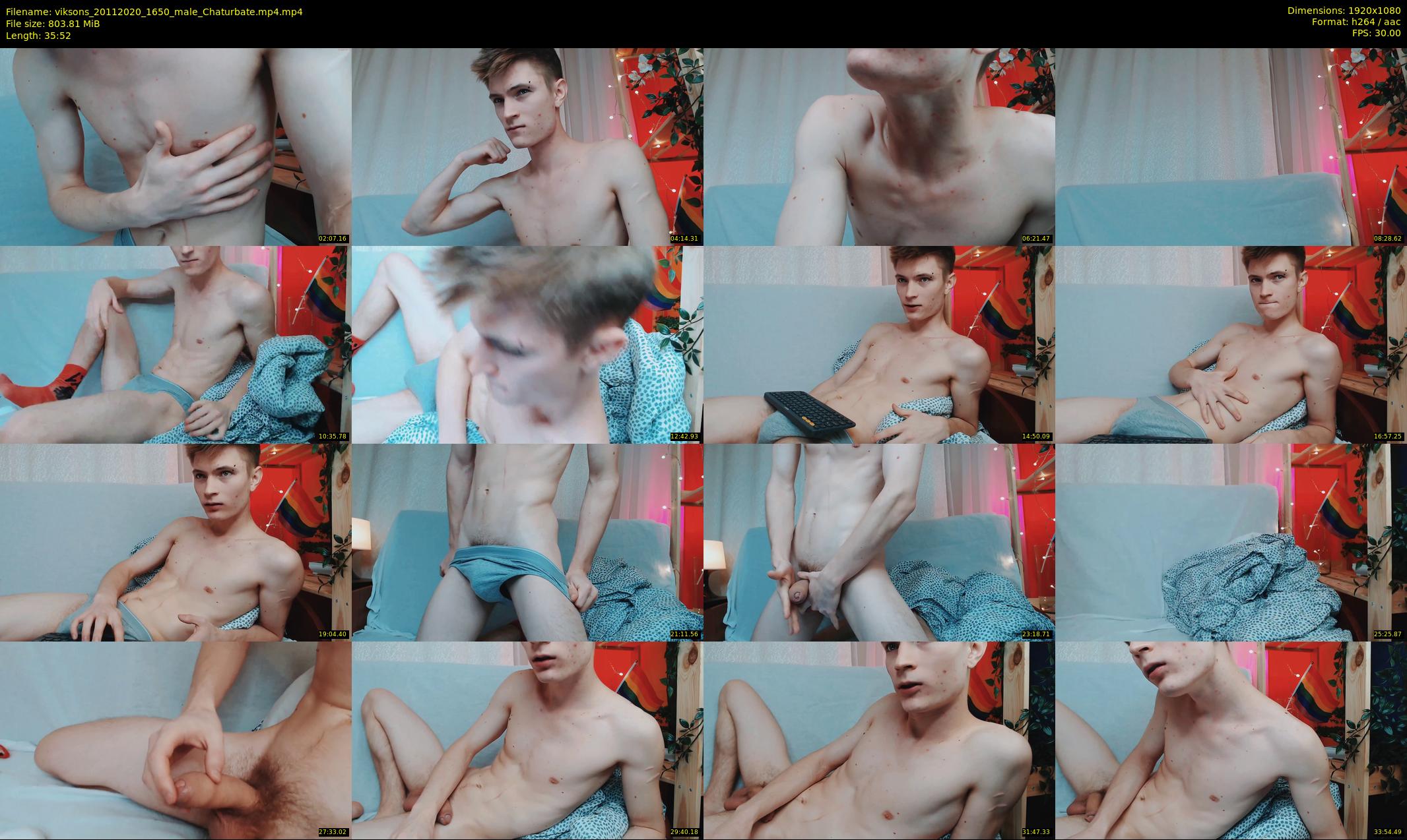 viksons — 36 minute Chaturbate male cam show recording, 1080p, Nov 20, 2020