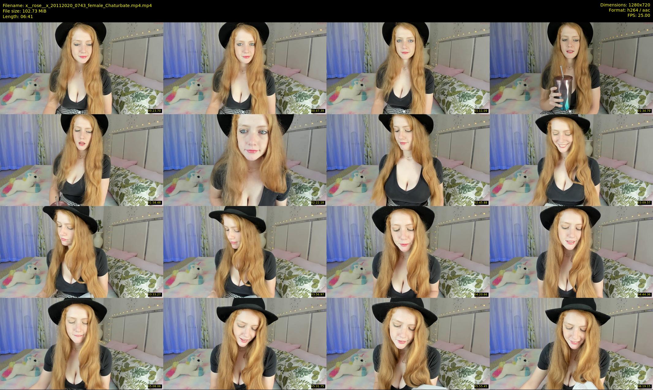 x__rose__x — 7 minute Chaturbate female cam show recording, 720p, Nov 20, 2020