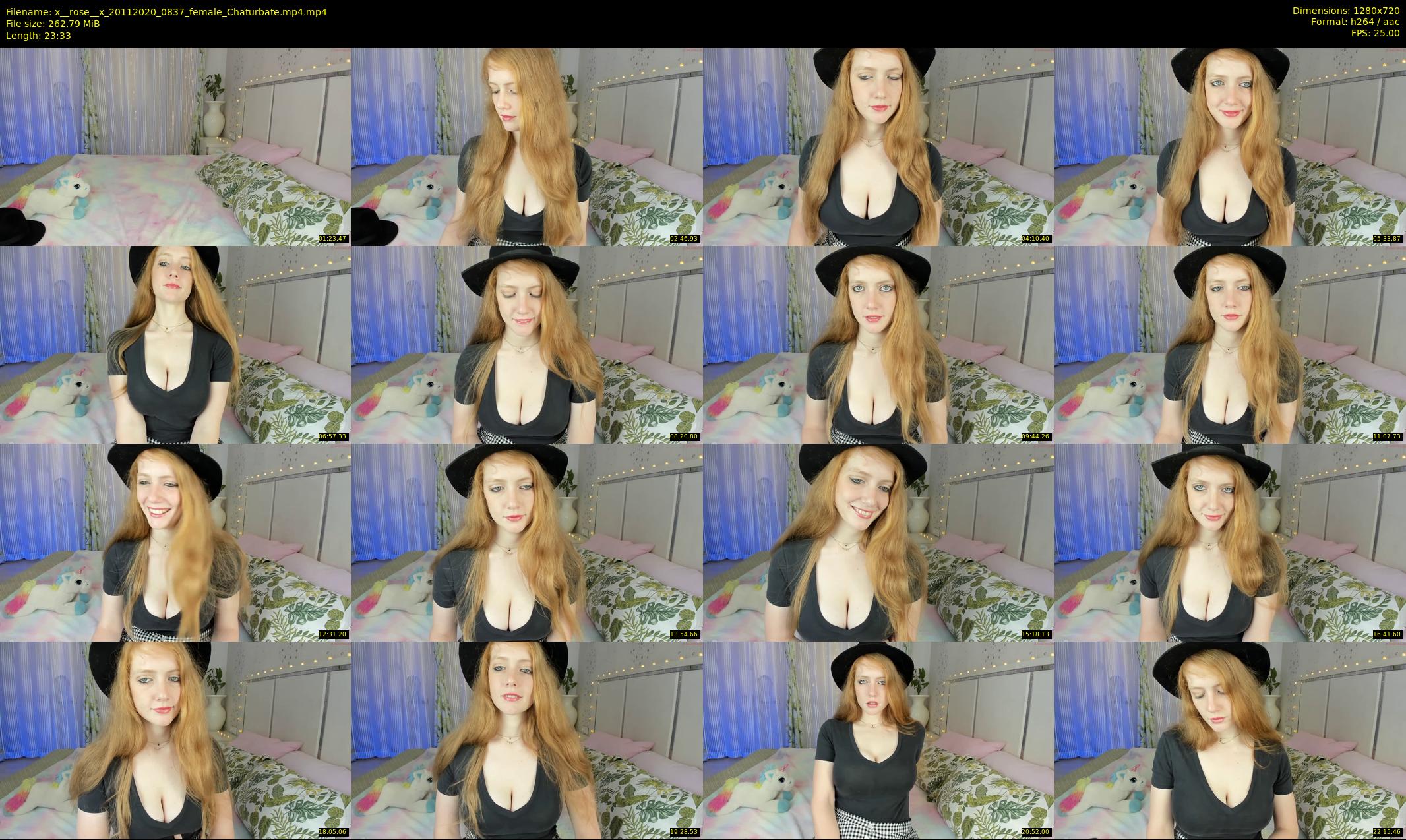 x__rose__x — 24 minute Chaturbate female cam show recording, 720p, Nov 20, 2020