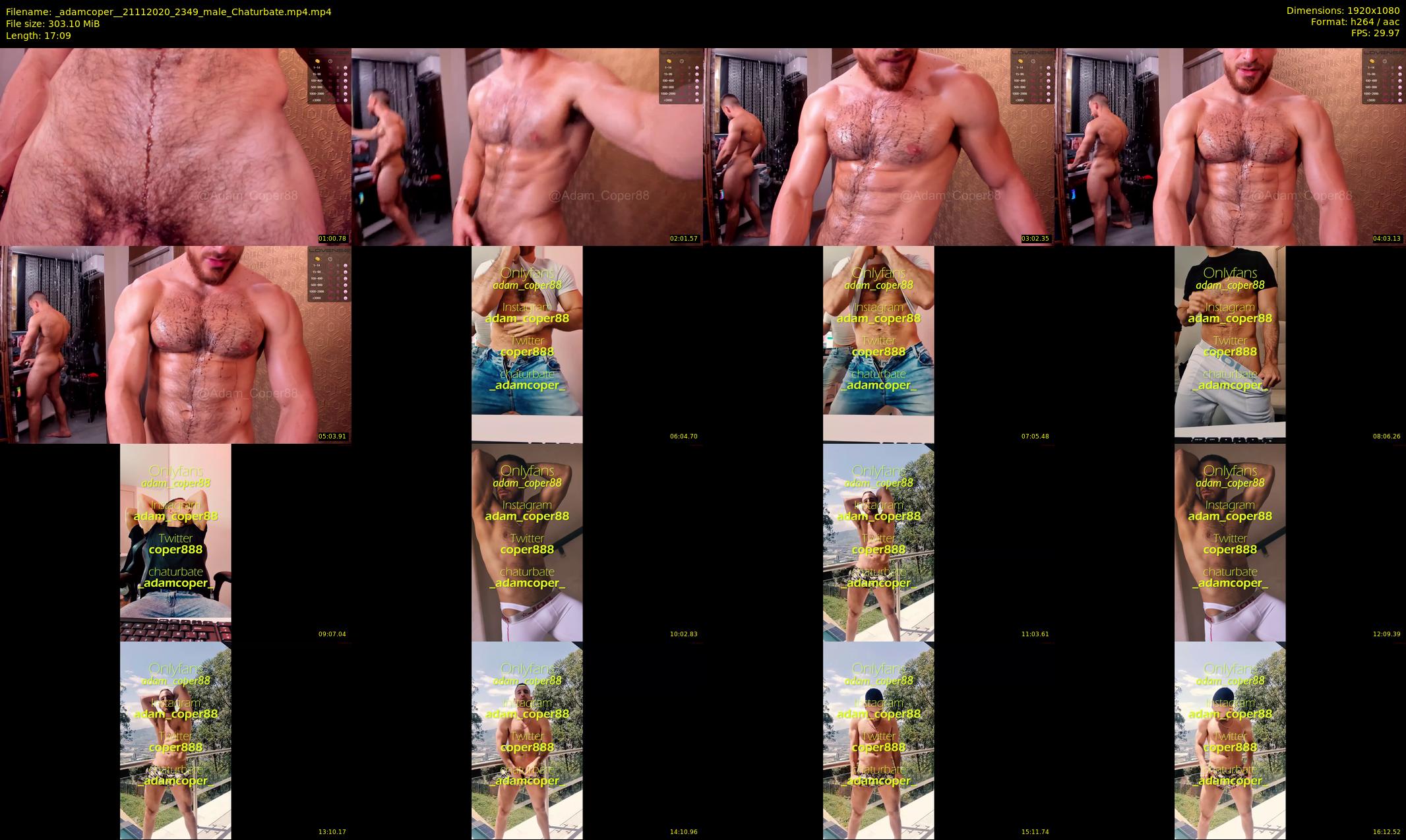 _adamcoper_ — 18 minute Chaturbate male cam show recording, 1080p, Nov 21, 2020