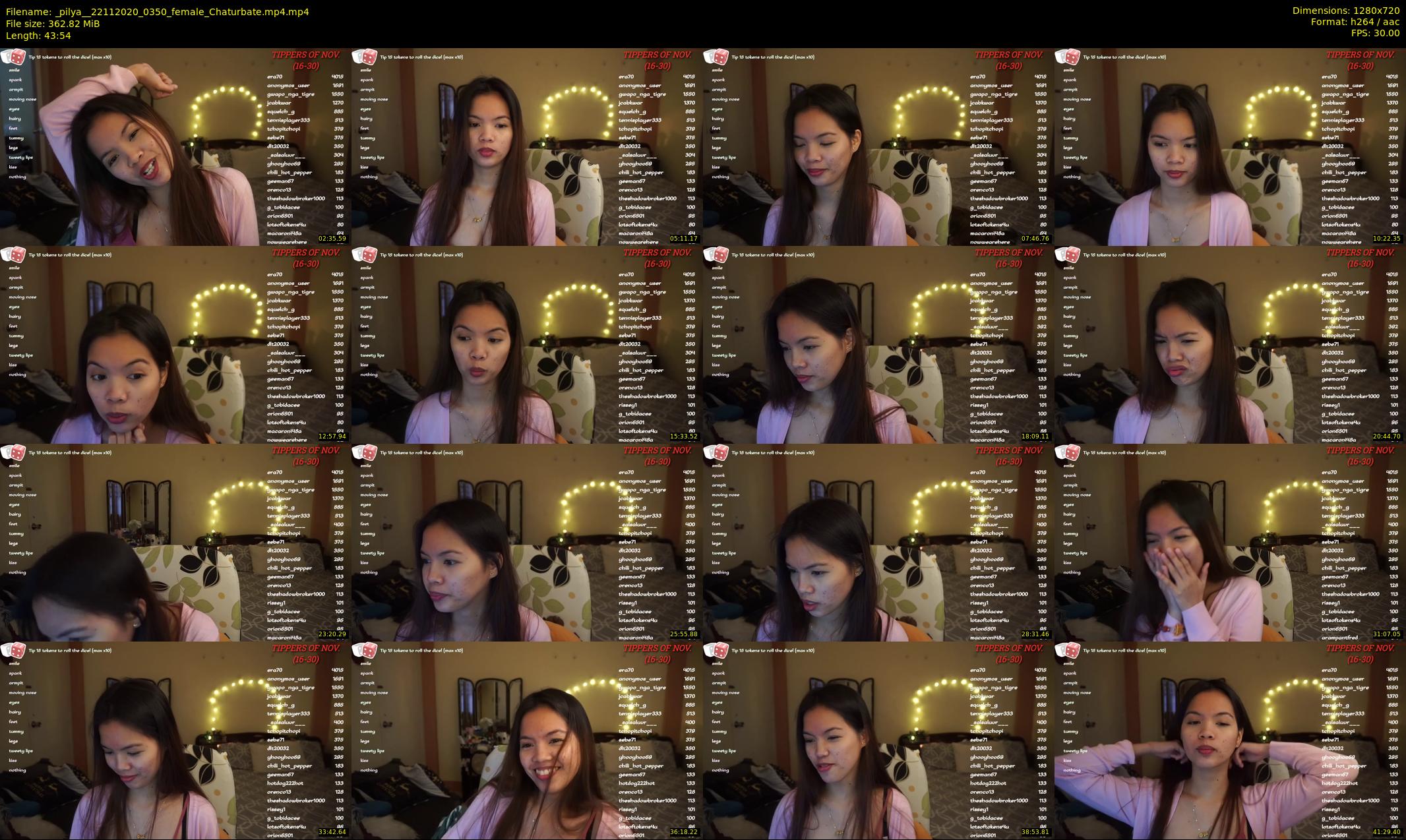 _pilya_ — 44 minute Chaturbate female cam show recording, 720p, Nov 22, 2020
