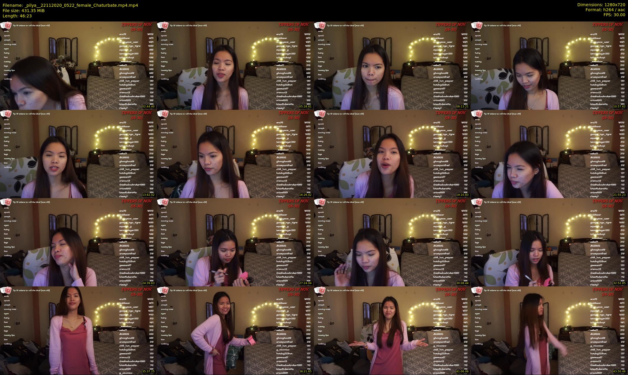 _pilya_ — 47 minute Chaturbate female cam show recording, 720p, Nov 22, 2020