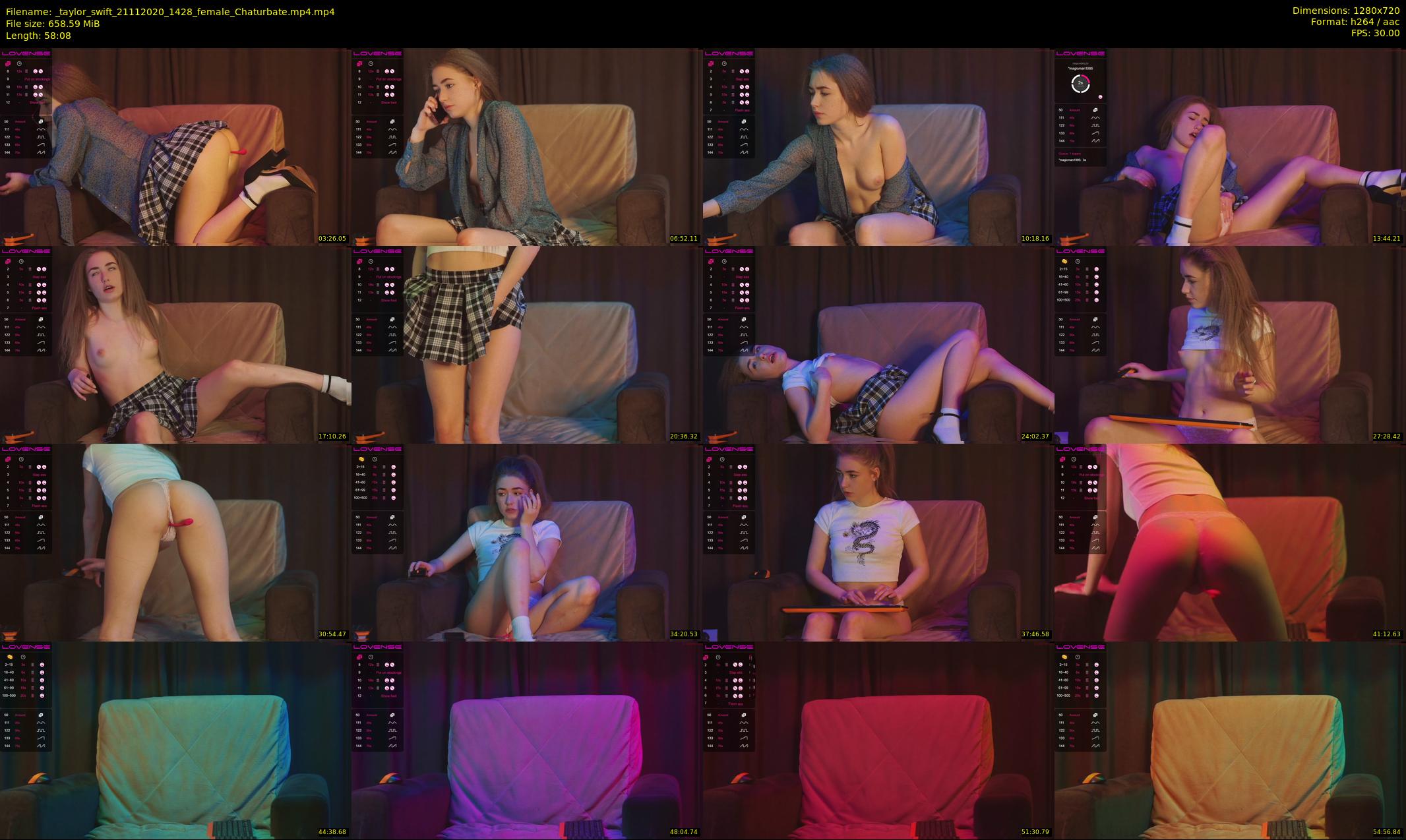 _taylor_swift — 59 minute Chaturbate female cam show recording, 720p, Nov 21, 2020