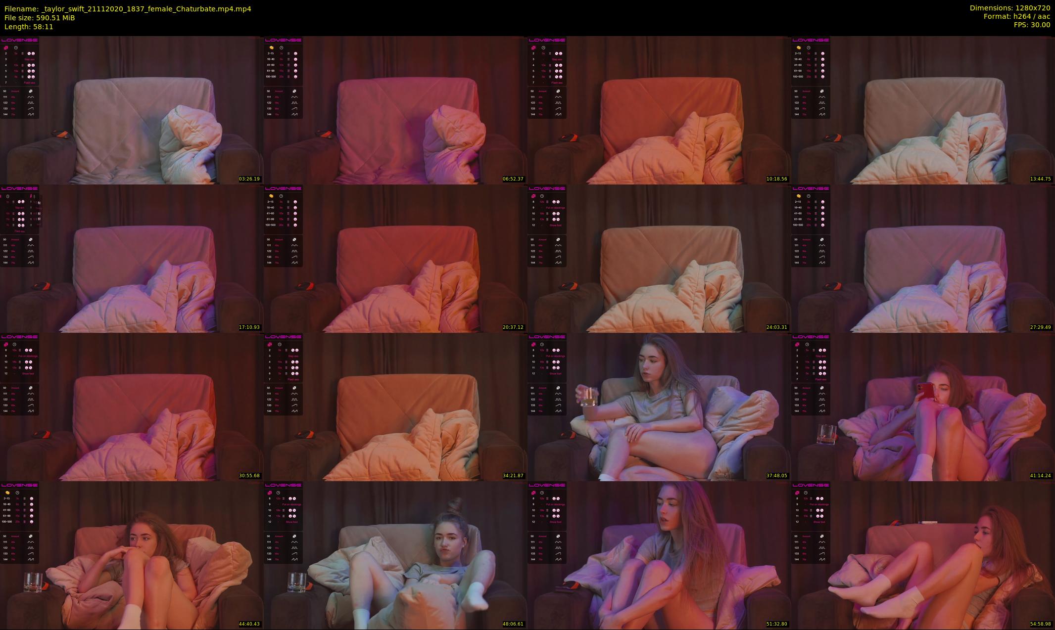 _taylor_swift — 59 minute Chaturbate female cam show recording, 720p, Nov 21, 2020