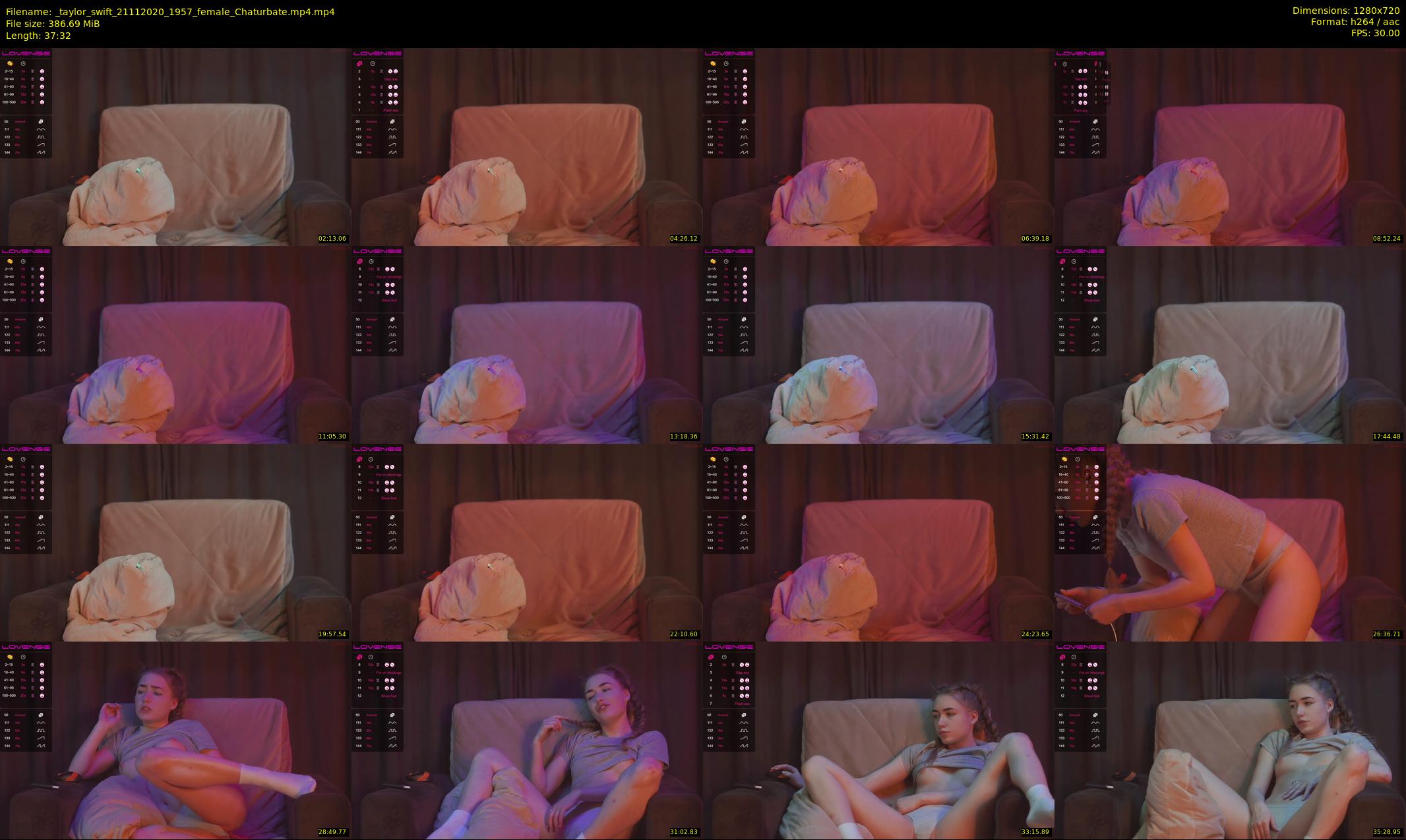 _taylor_swift — 38 minute Chaturbate female cam show recording, 720p, Nov 21, 2020