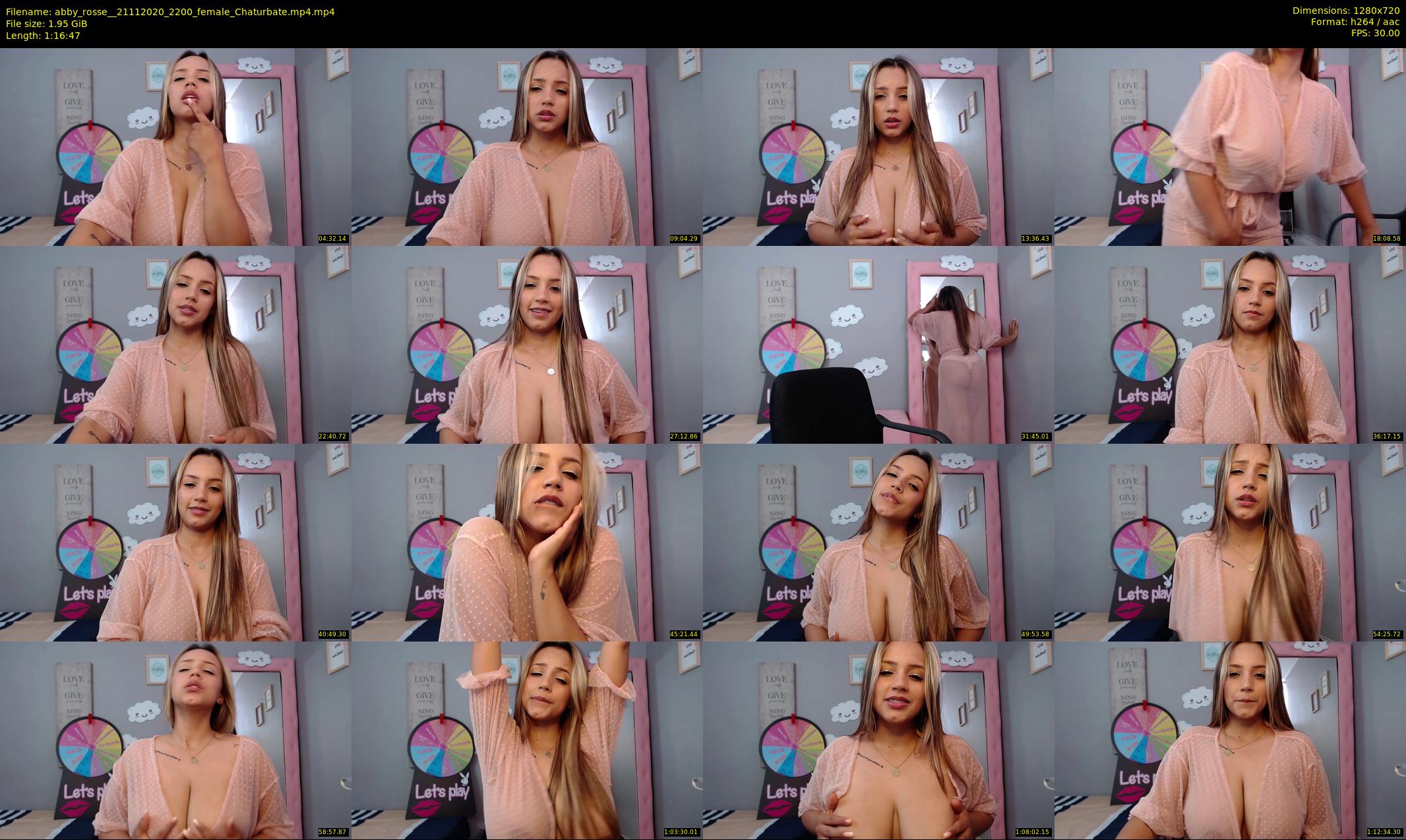 abby_rosse_ — 77 minute Chaturbate female cam show recording, 720p, Nov 21, 2020