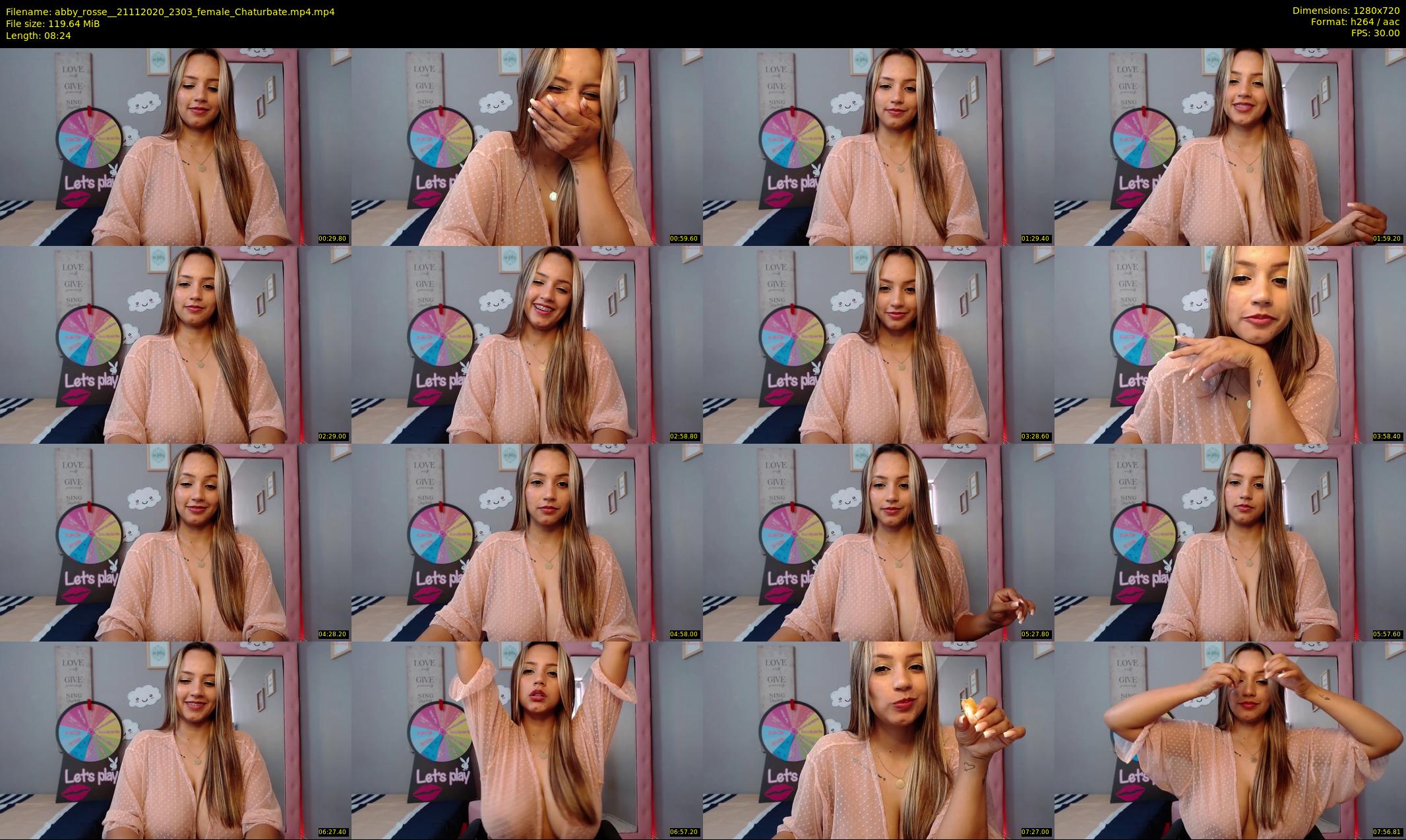 abby_rosse_ — 9 minute Chaturbate female cam show recording, 720p, Nov 21, 2020