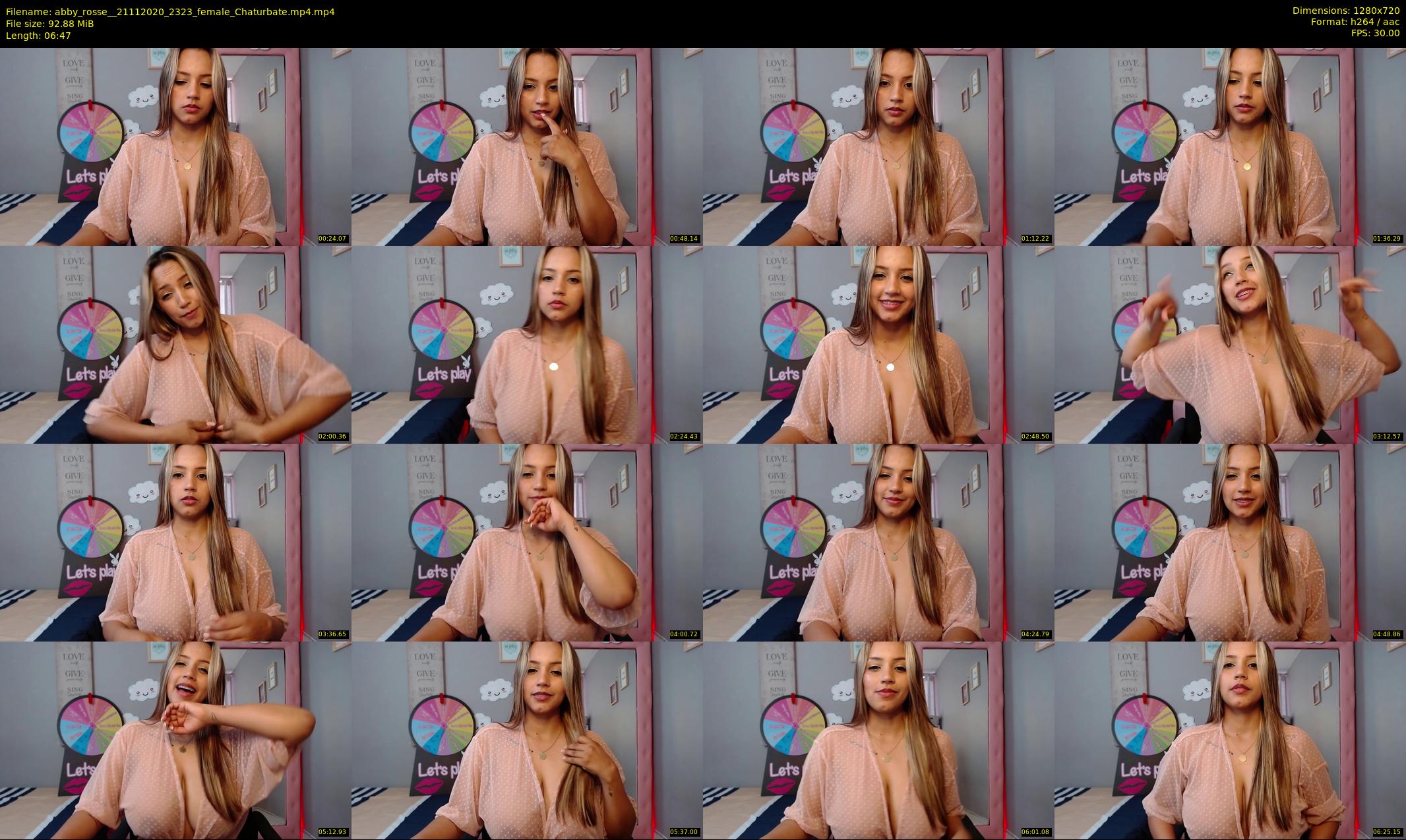 abby_rosse_ — 7 minute Chaturbate female cam show recording, 720p, Nov 21, 2020